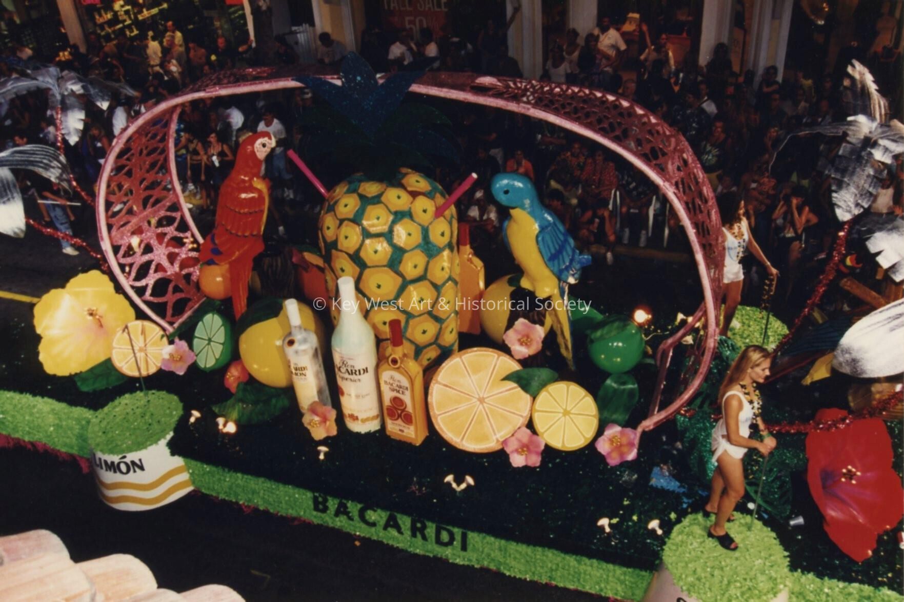A float in the parade.