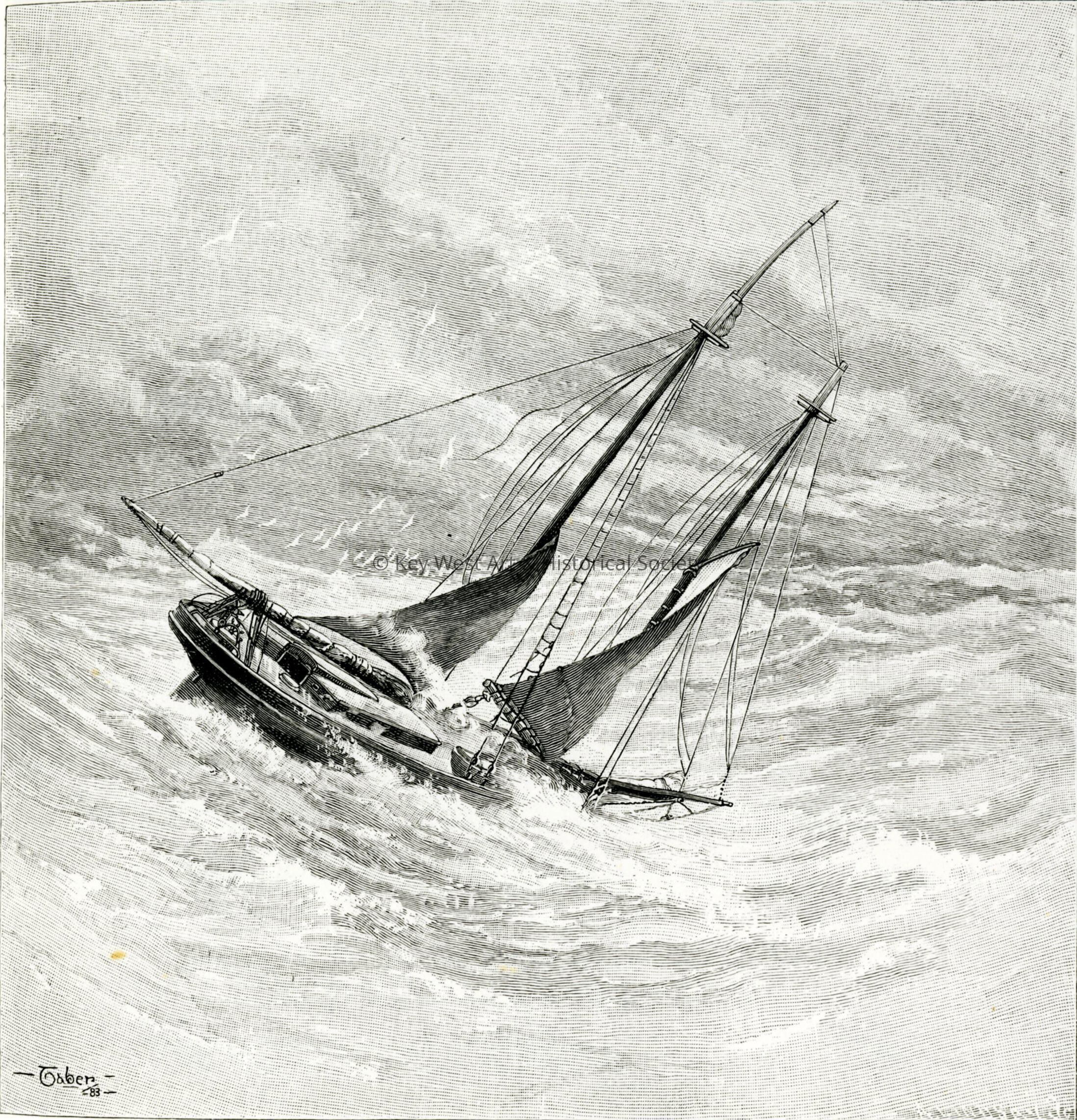 Hove To; © Key West Art & Historical Society