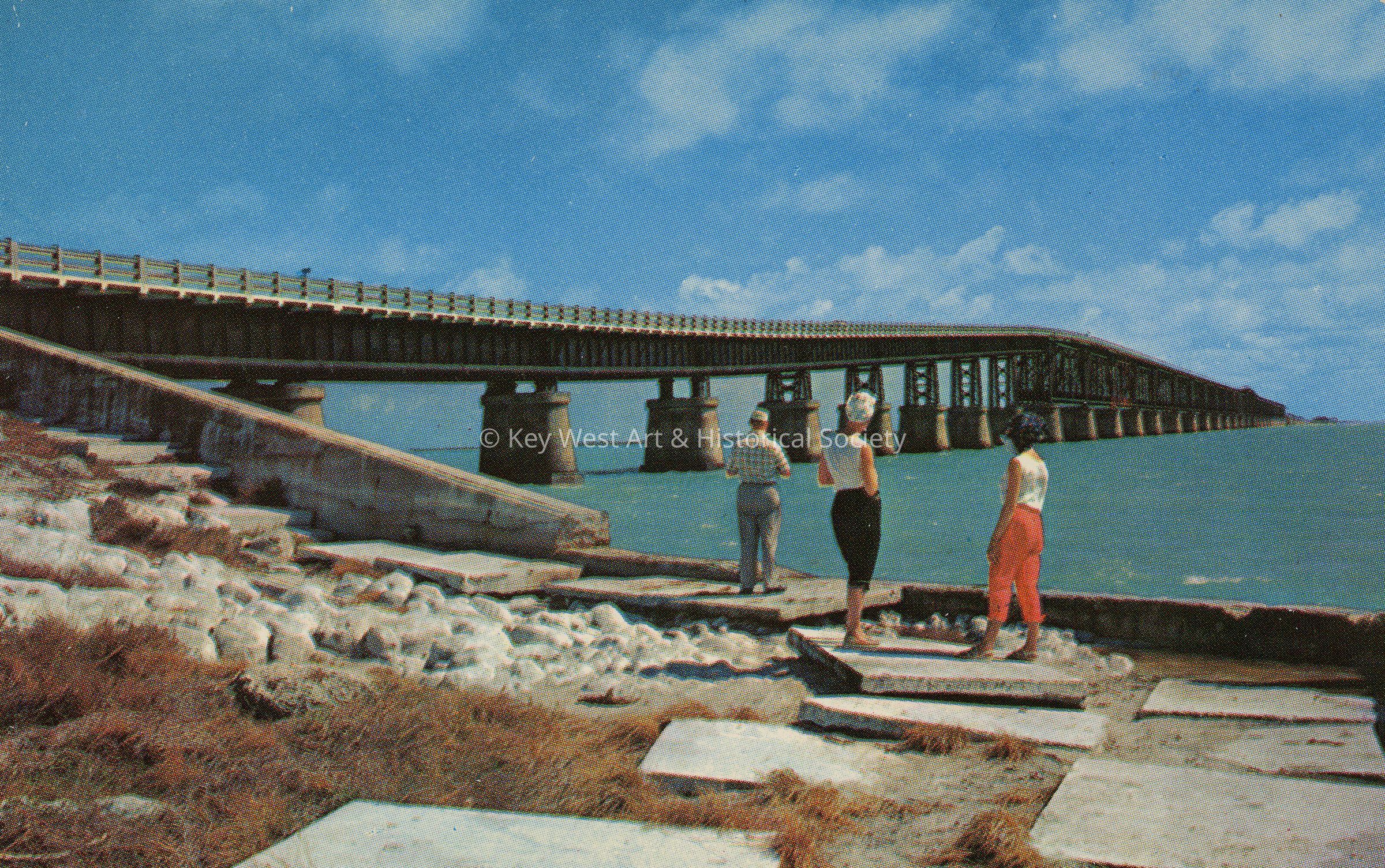 Bahia Honda Bridge; © Key West Art & Historical Society