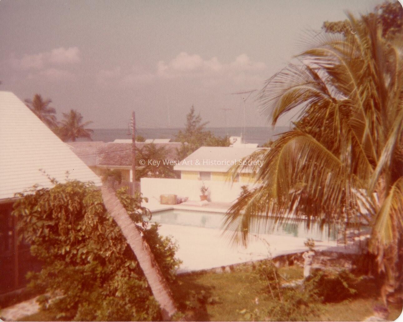 A house and pool