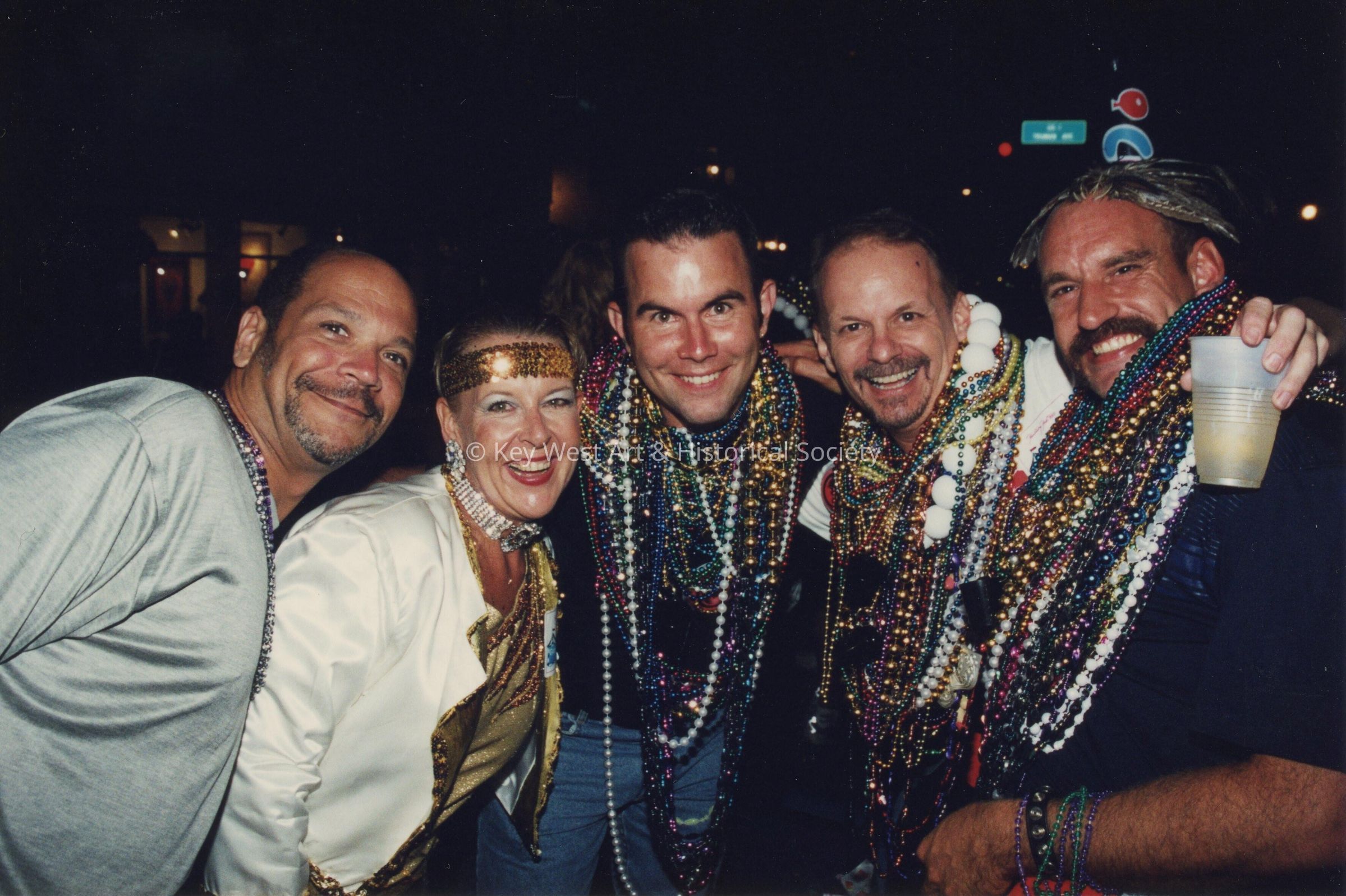 A group of unknown people.