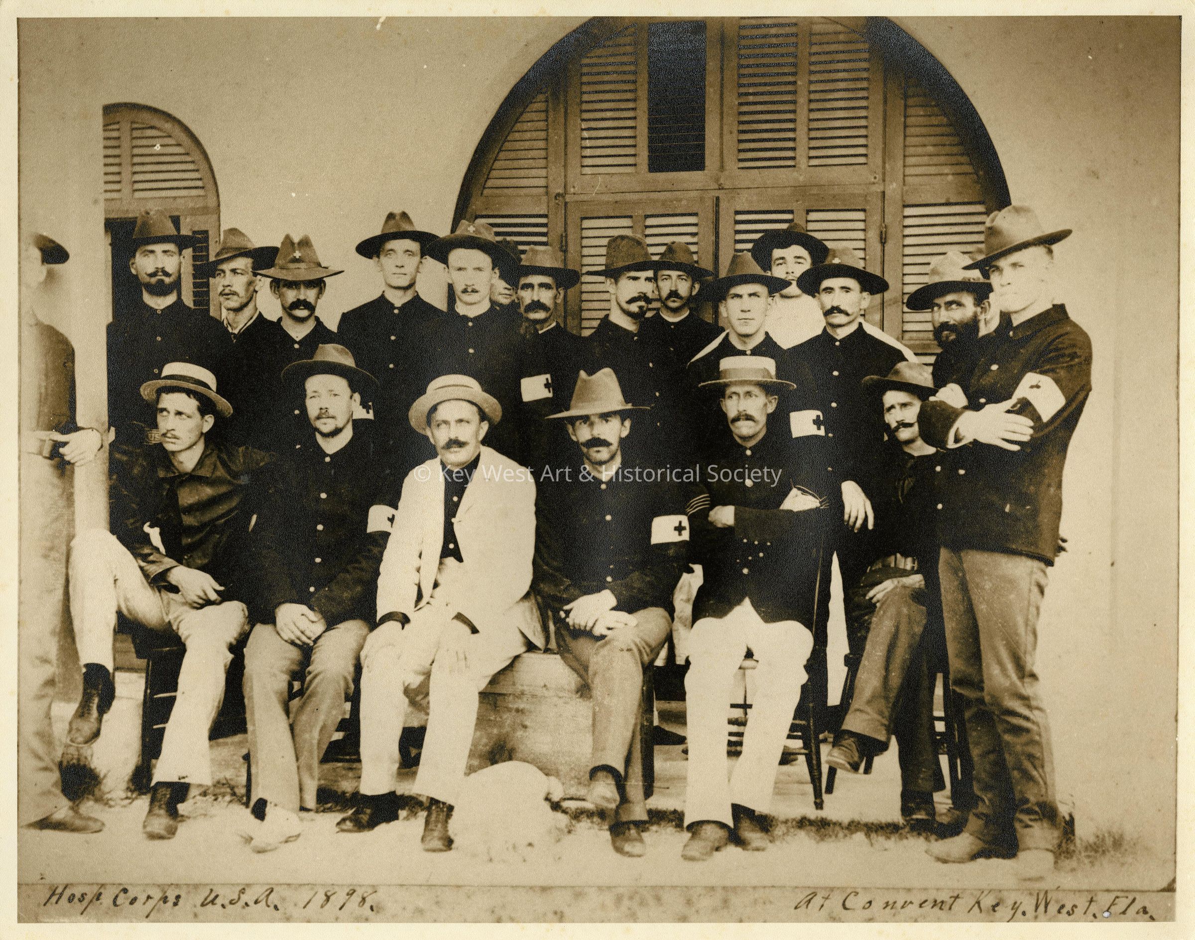 Army Medical Corps at Convent of Mary Immaculate; © Key West Art & Historical Society