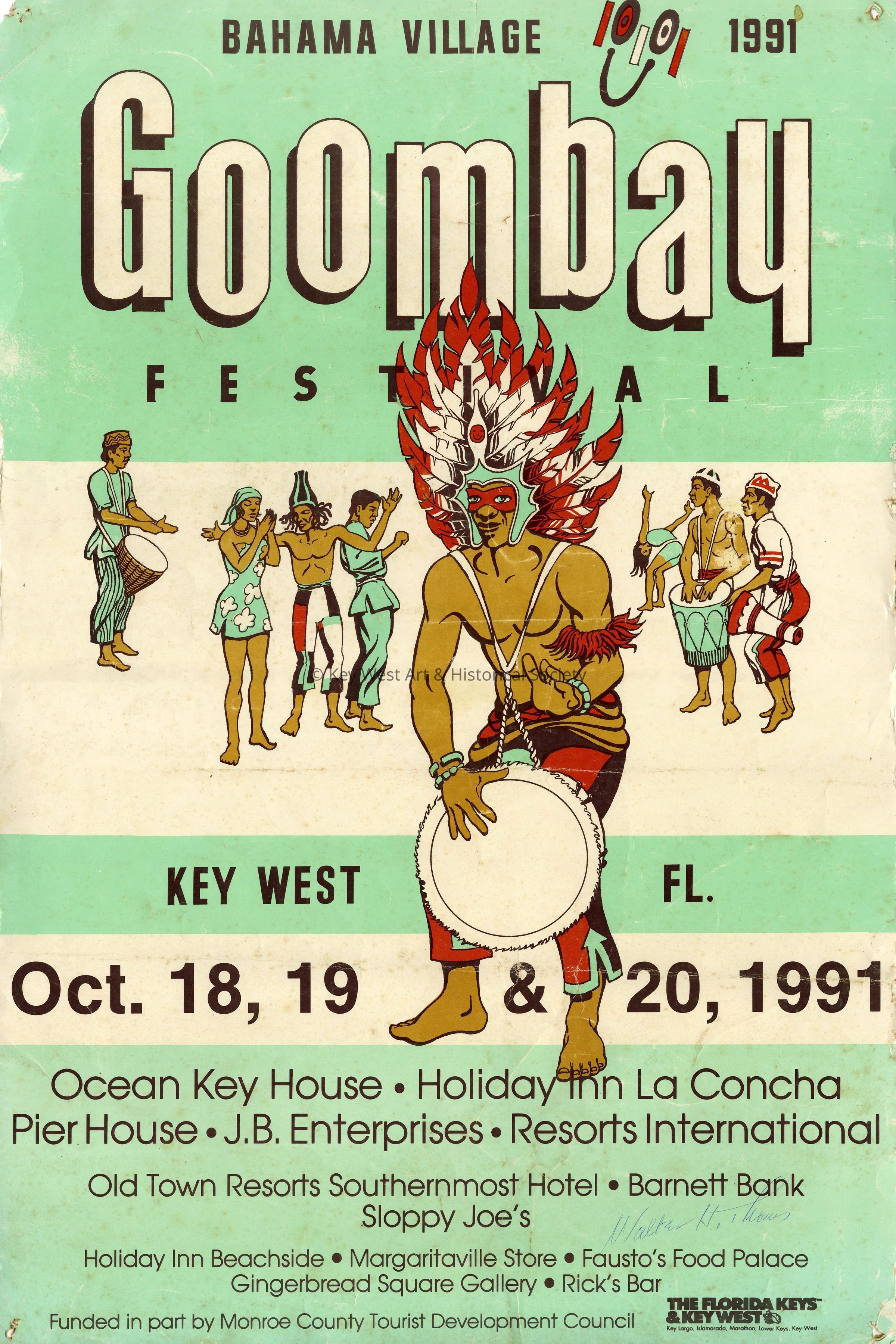 Bahama Village Goombay Festival Poster; © Key West Art & Historical Society