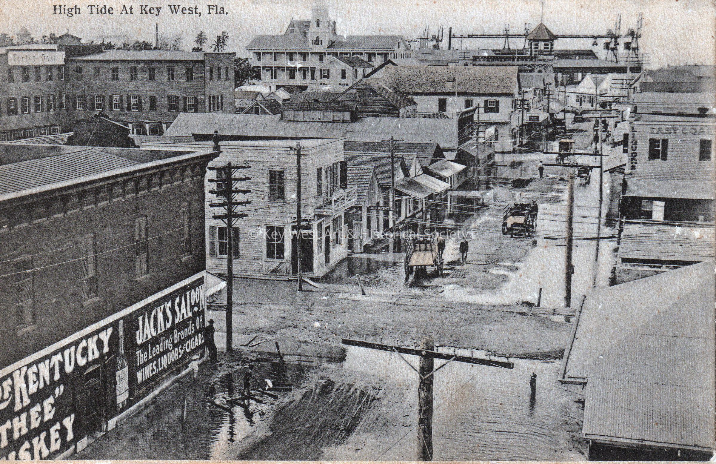 High Tide at Key West, Fla.; © Key West Art & Historical Society