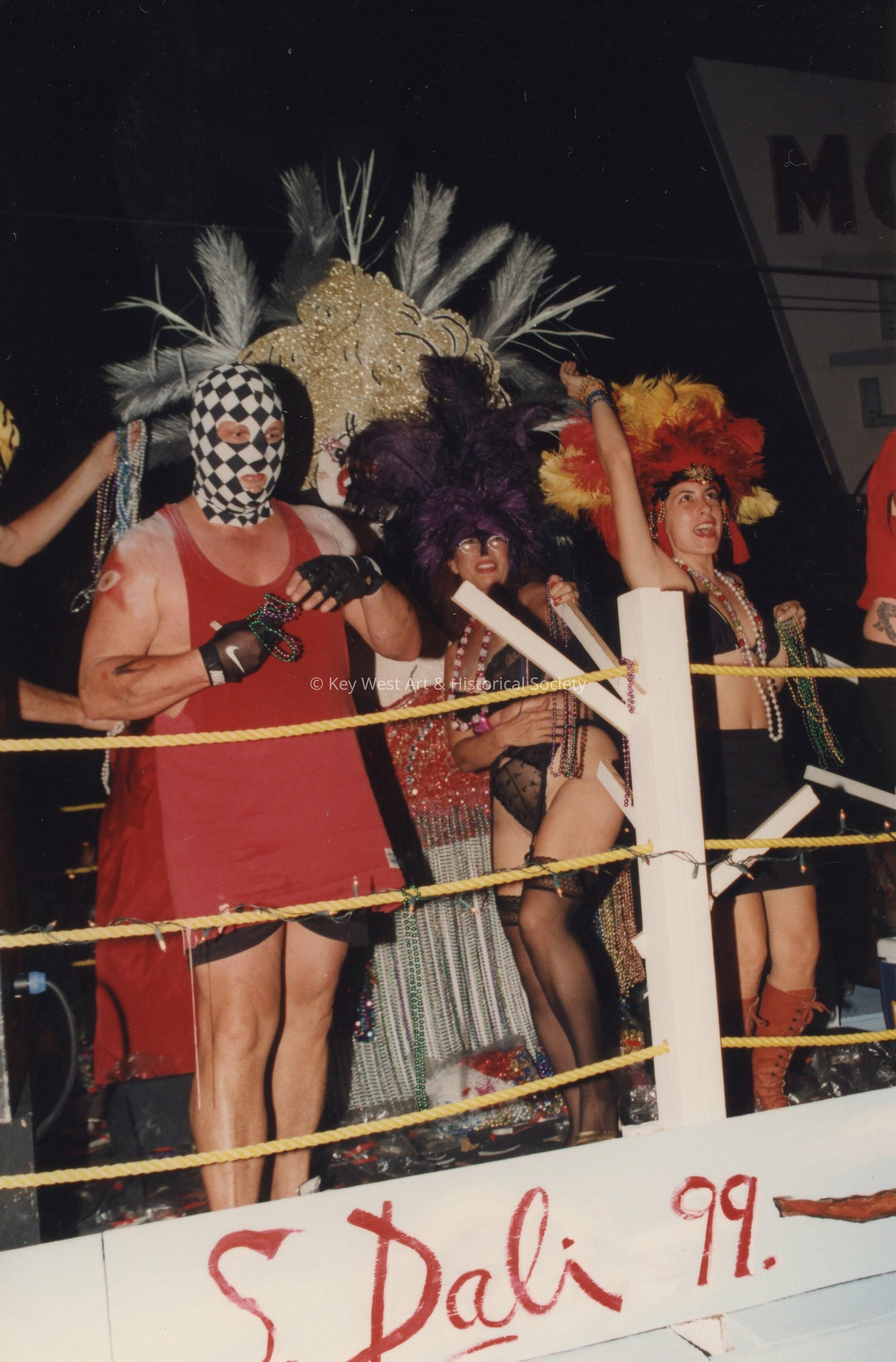A float in the parade.