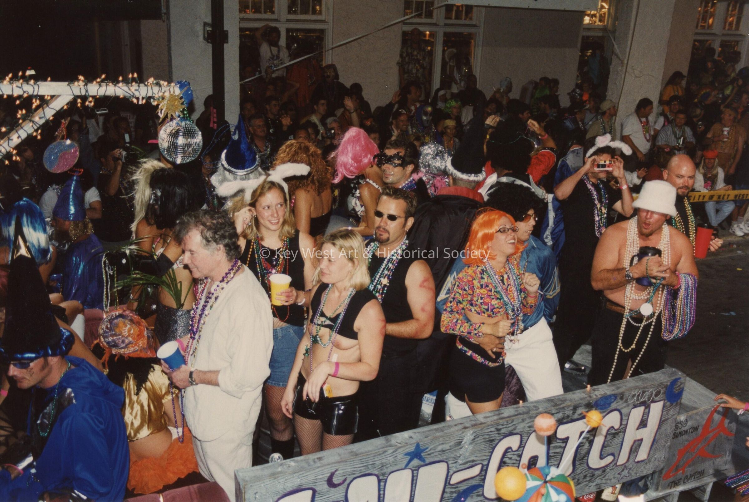 A float in the parade.