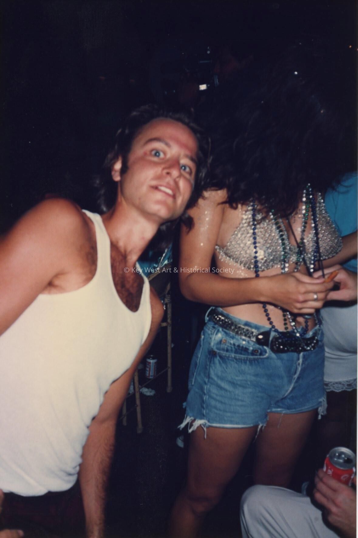 Fisher Stevens Attending Fantasy Fest; © Key West Art & Historical Society