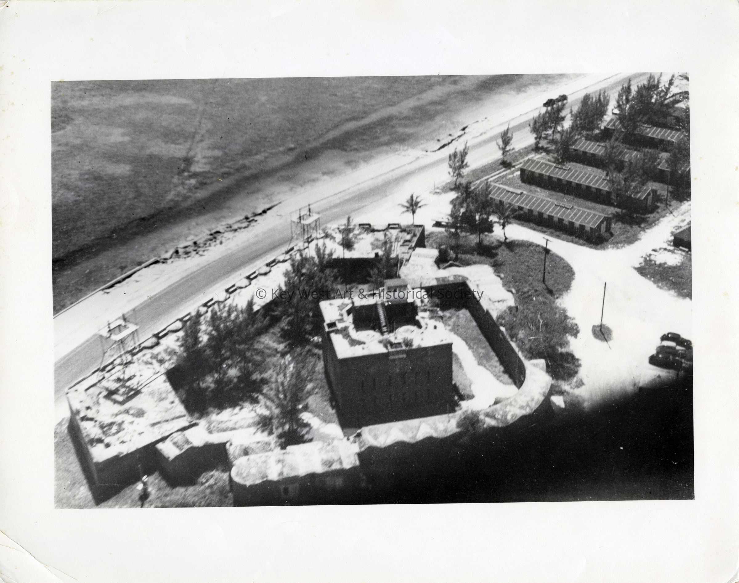 Aerial of Fort East Martello; © Key West Art & Historical Society