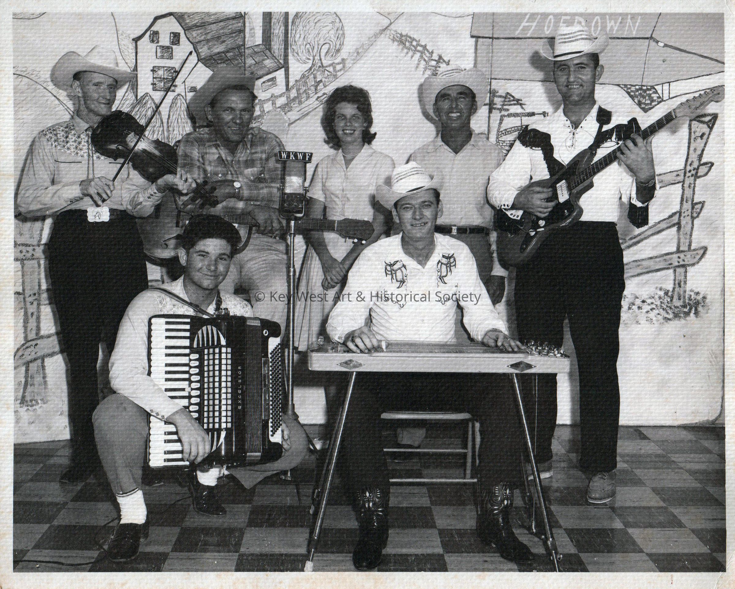 Hoedown Band at the WKWF Radio Station; © Key West Art & Historical Society