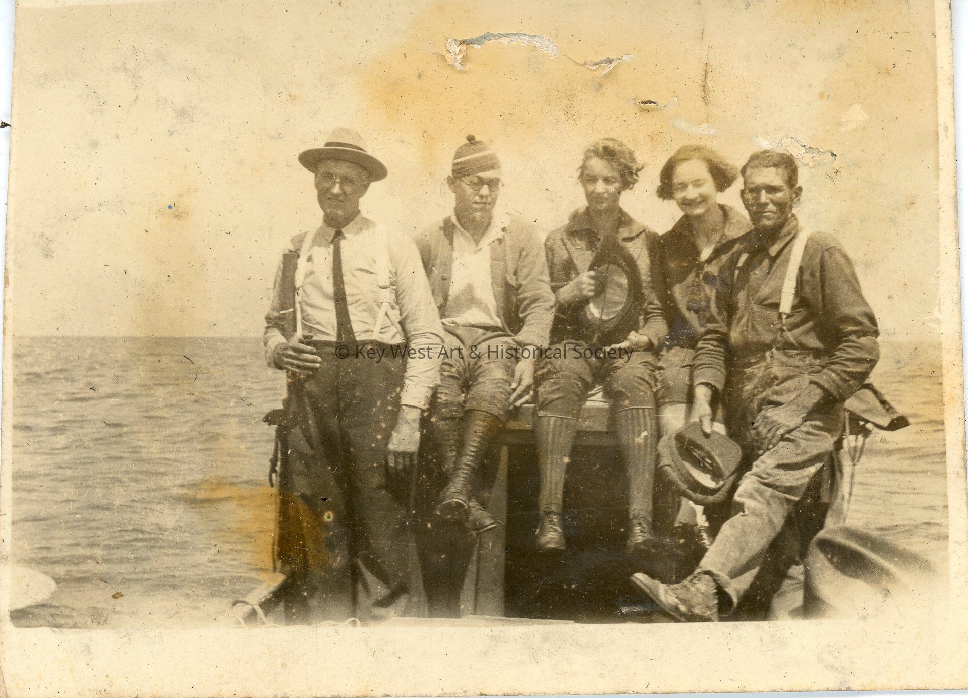 Five People on a Boat; © Key West Art & Historical Society