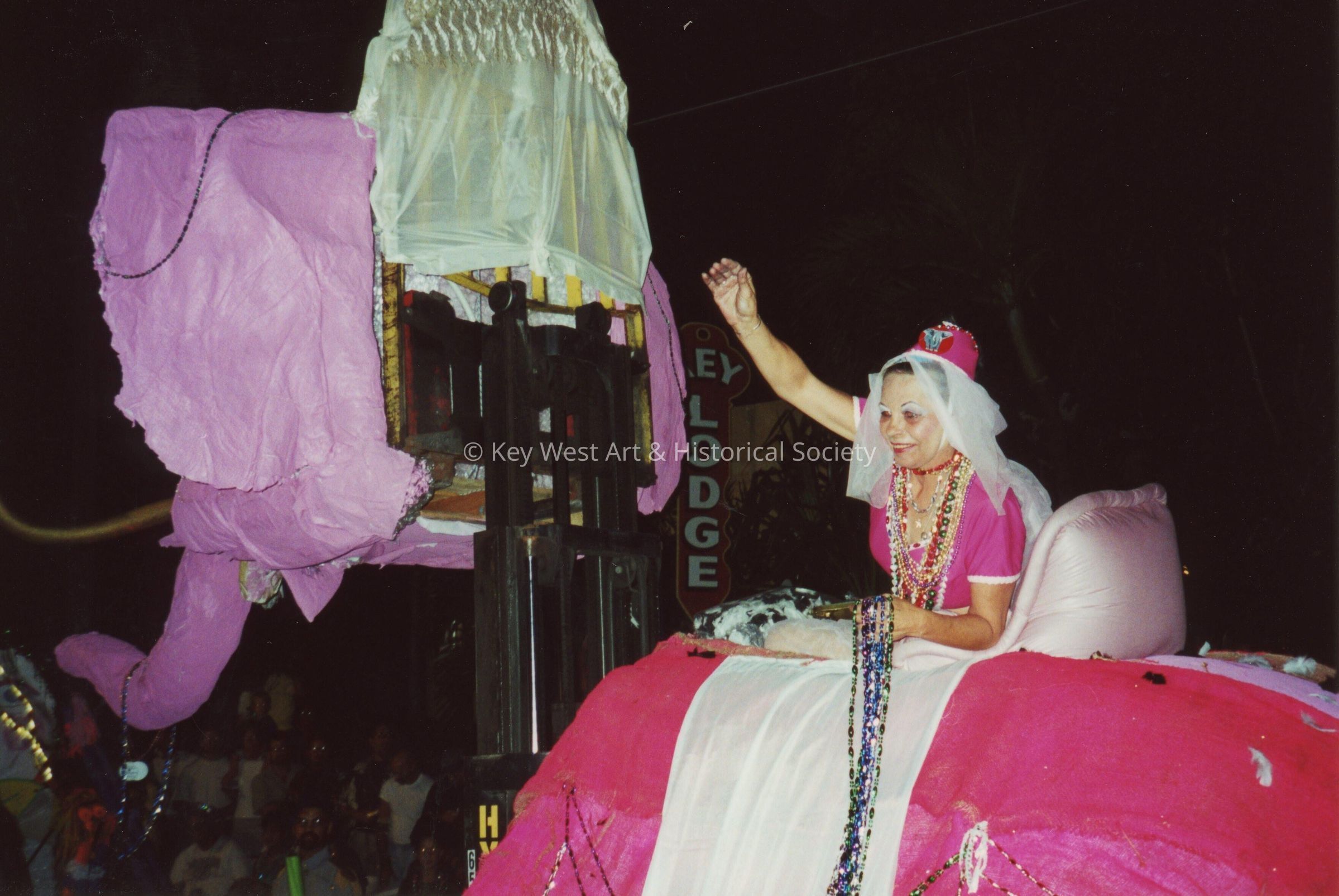 A float in the parade.