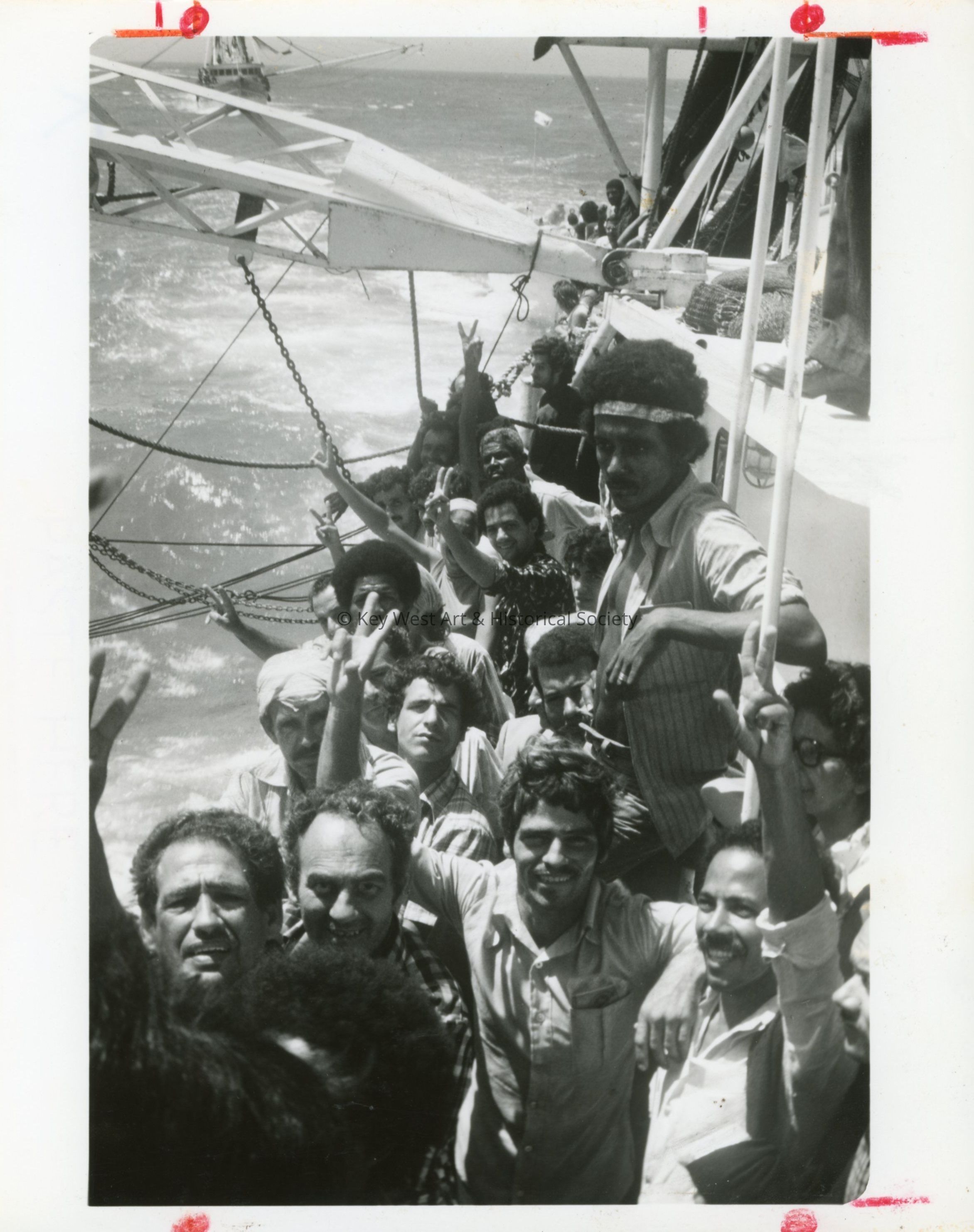 Mariel Boatlift Refugees; © Key West Art & Historical Society