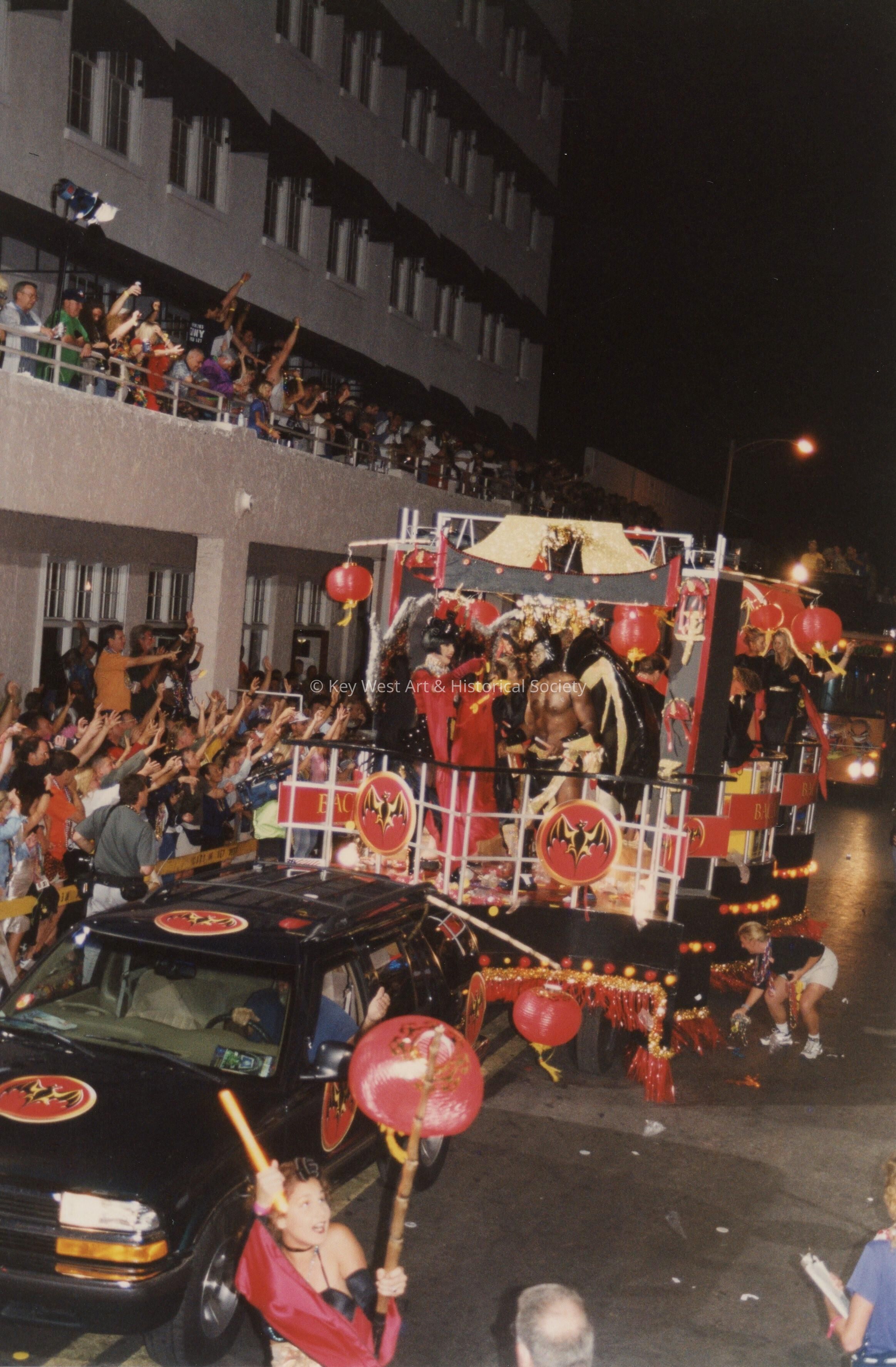 A float in the parade.