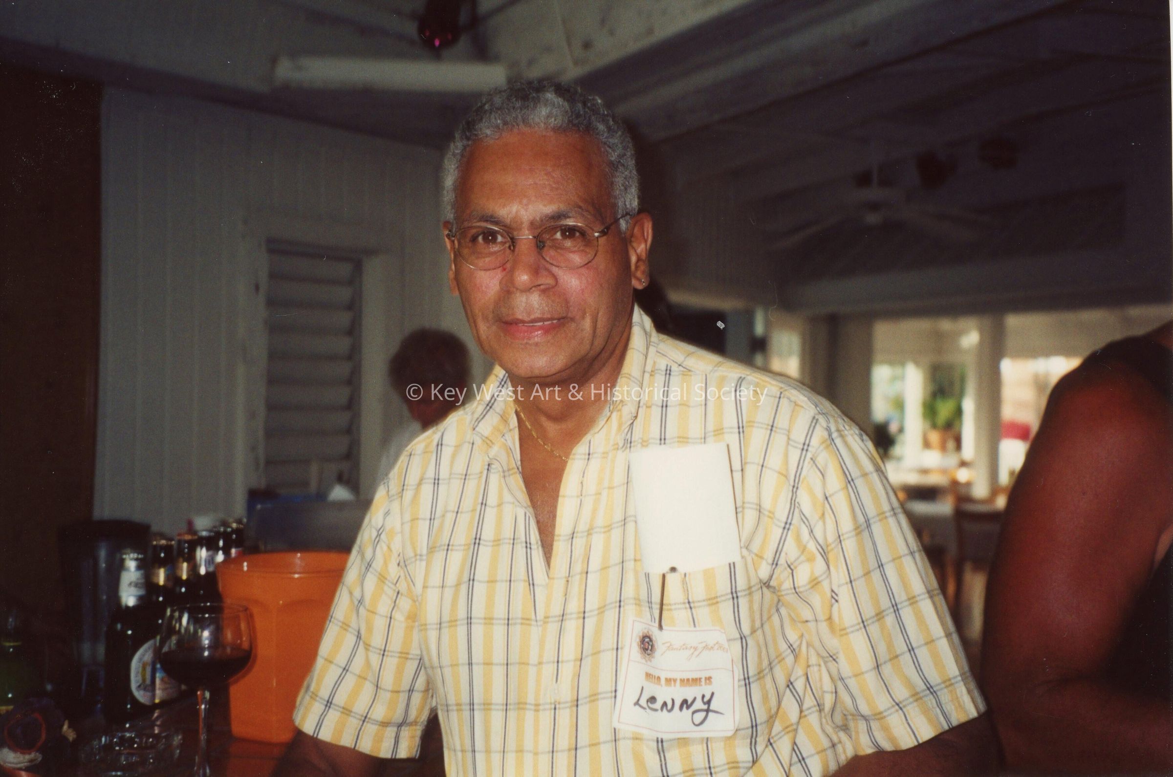 A man by the name of Lenny at a FF party.