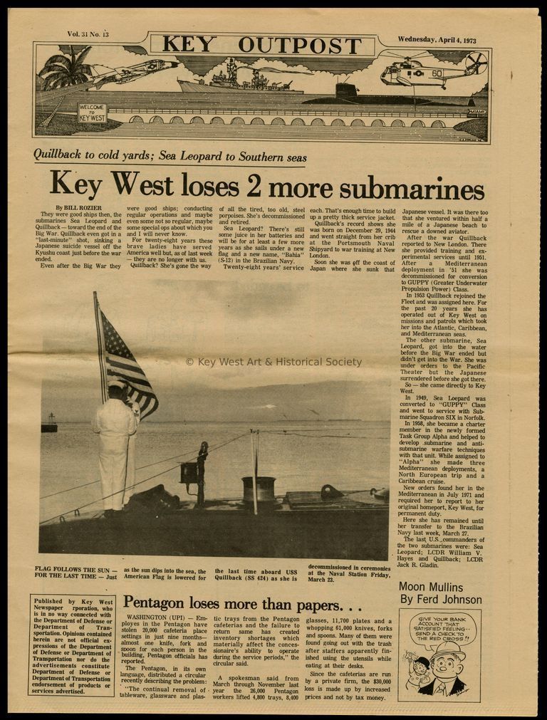 'Key Outpost' Newspaper picture number 1