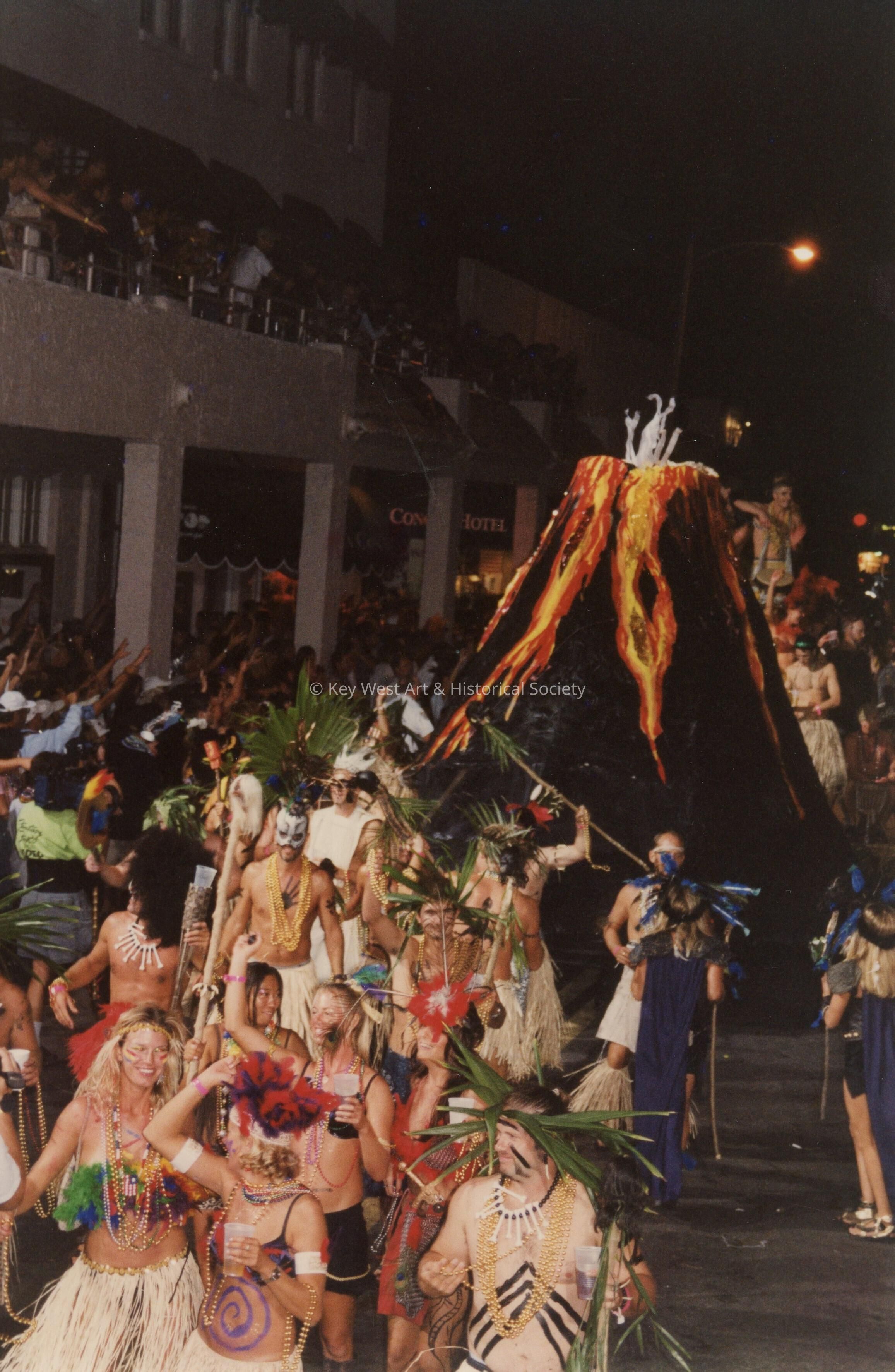 A float in the parade.