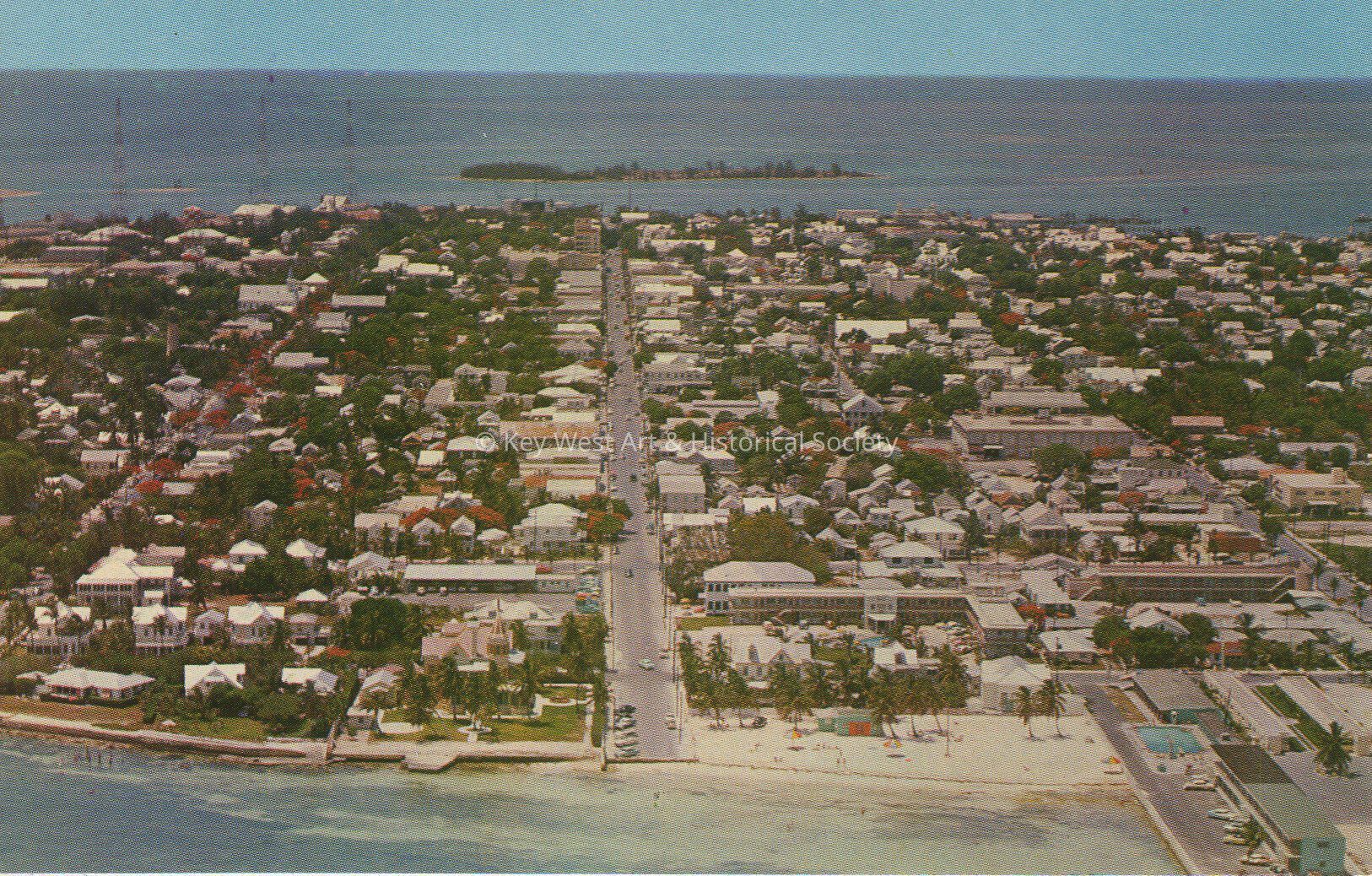 Aerial View of Key West; © Key West Art & Historical Society