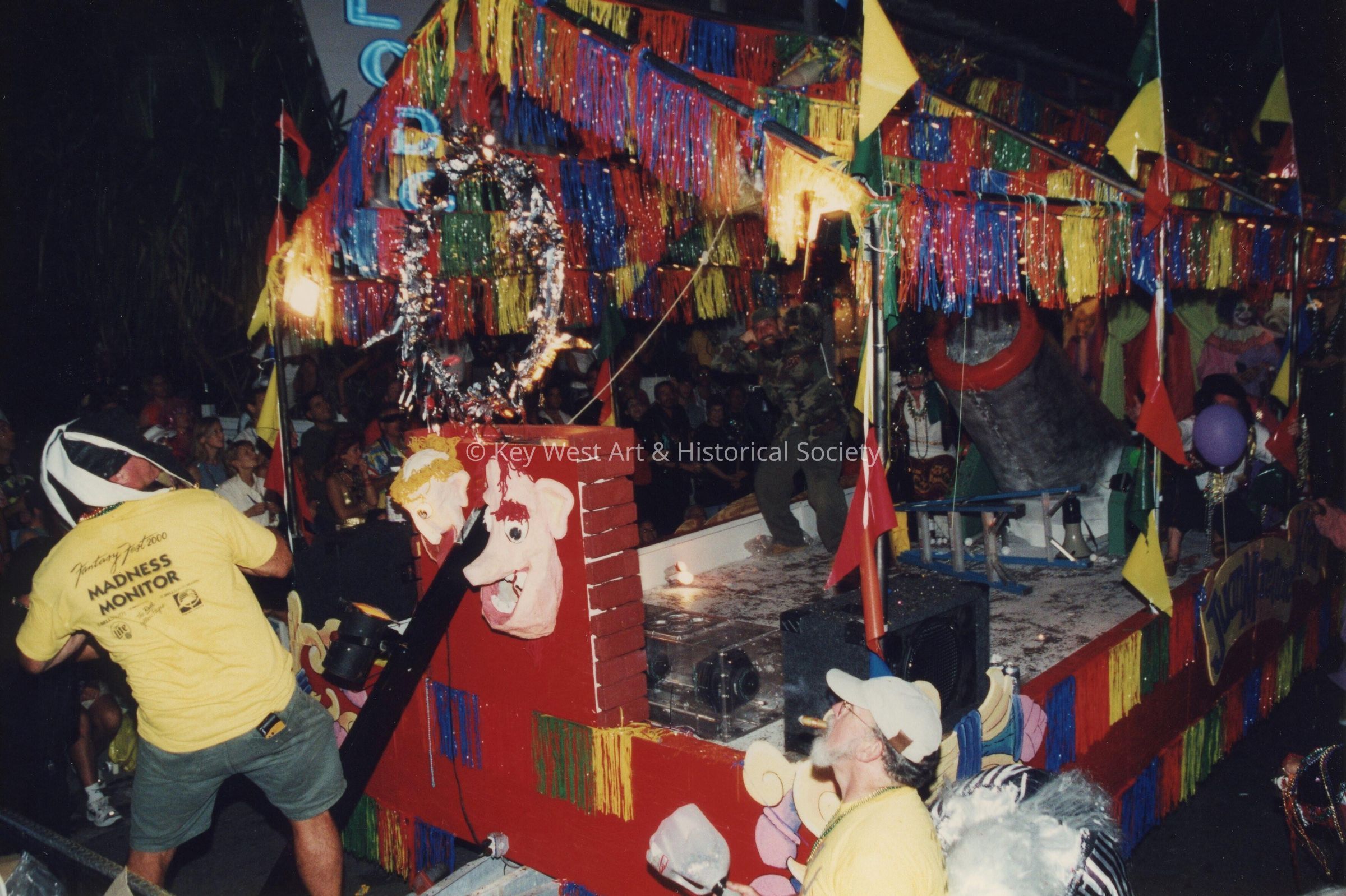 A float in the parade.