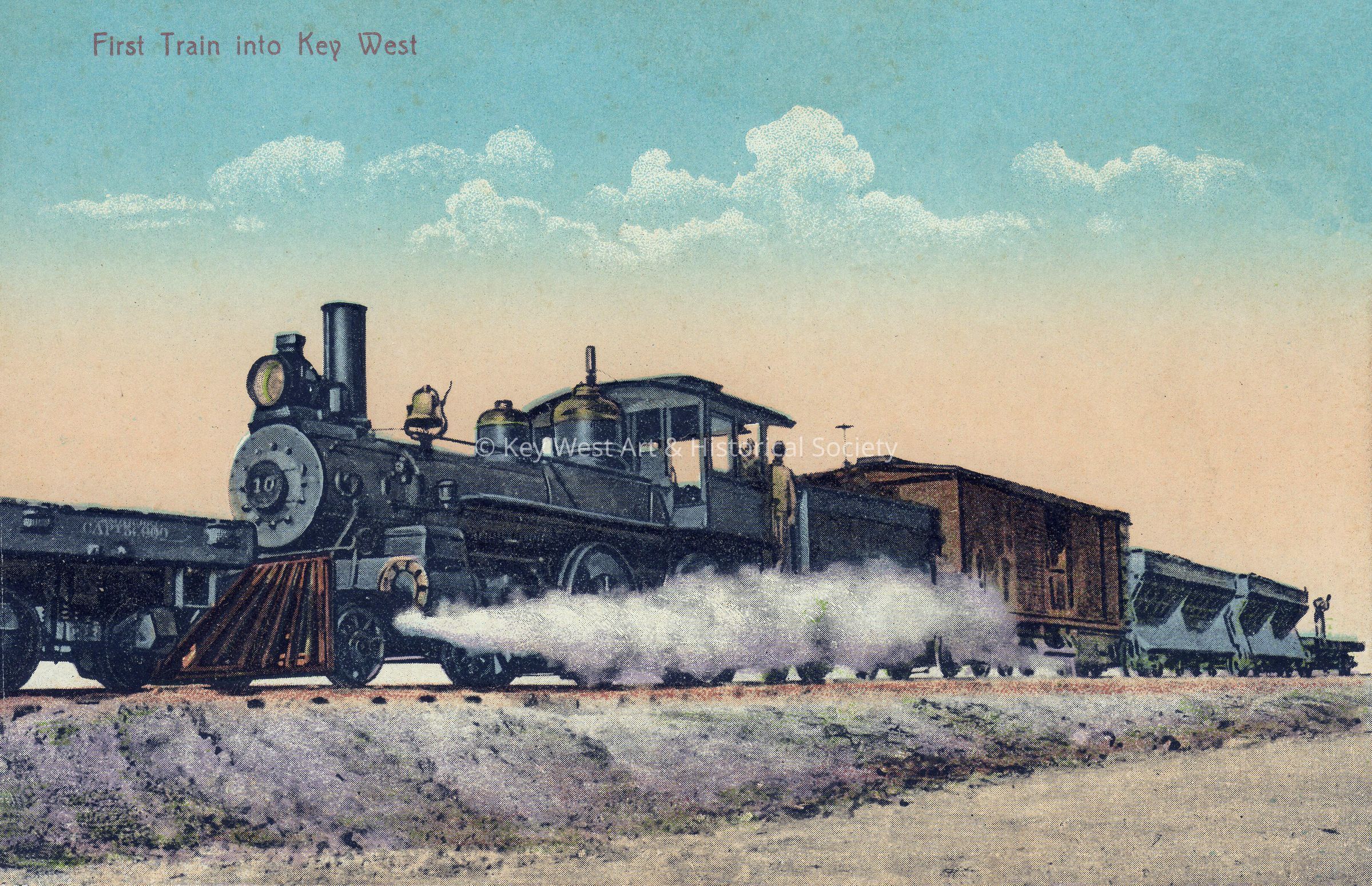 First Train into Key West; © Key West Art & Historical Society