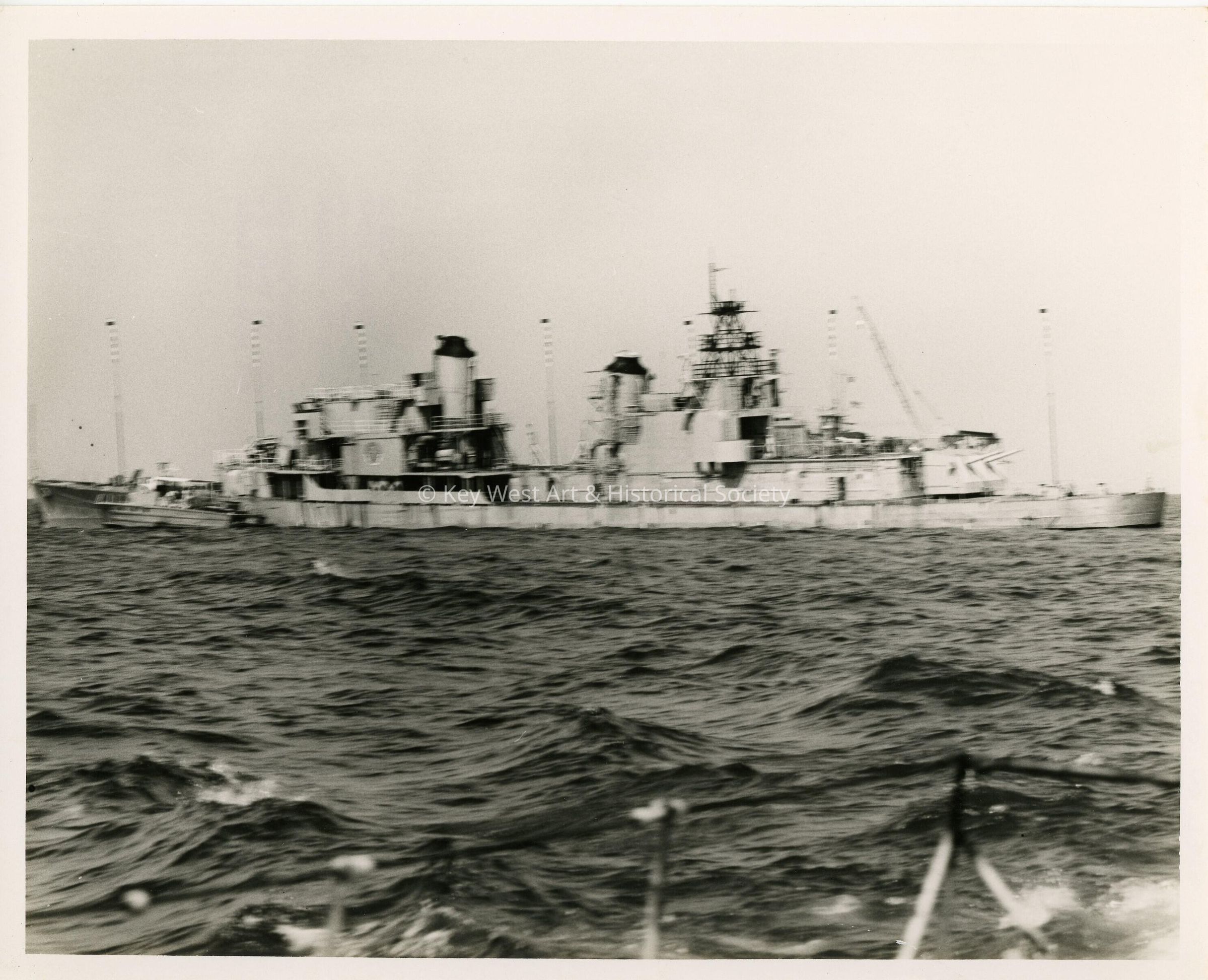 A US navy ship