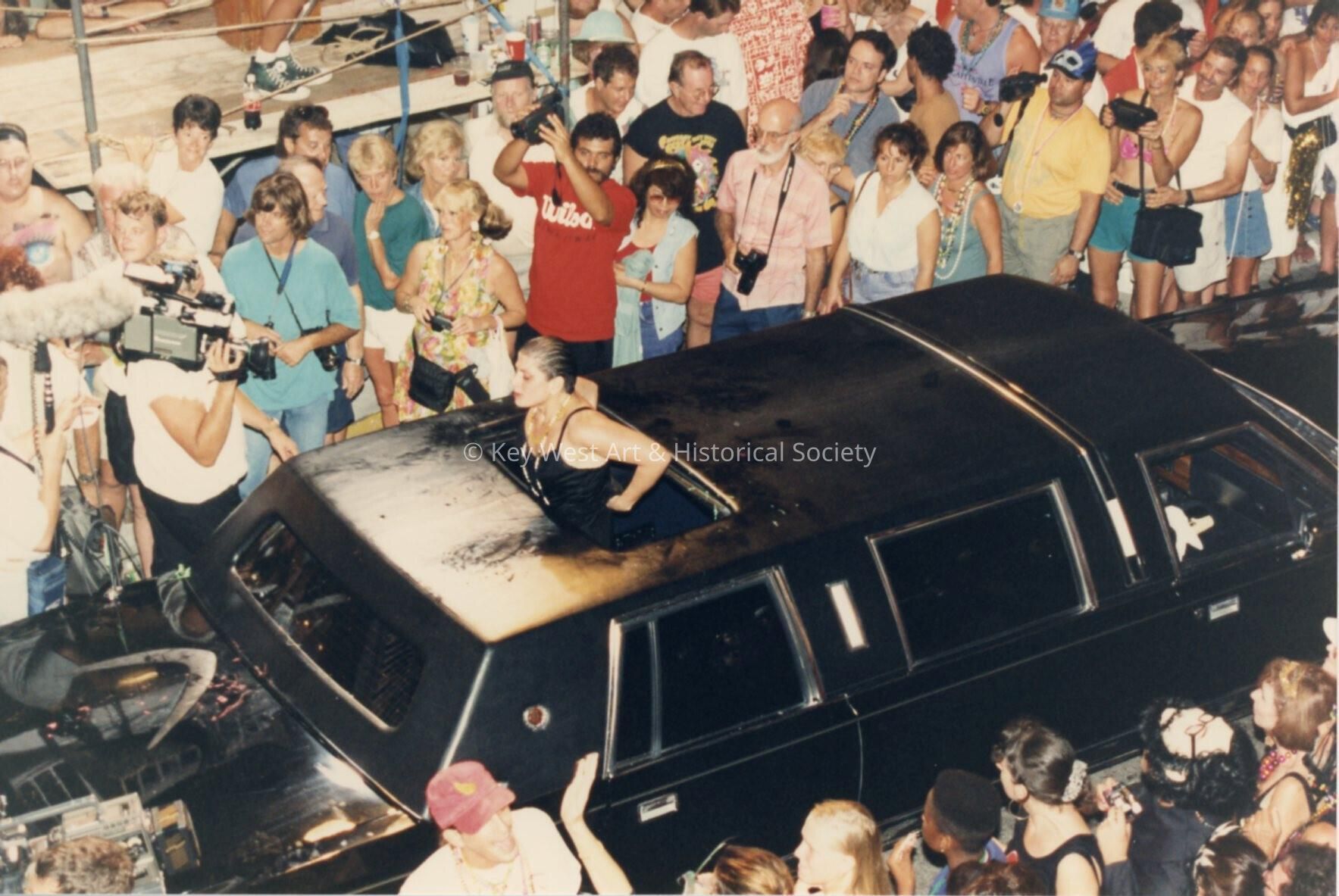 A limo in the parade.