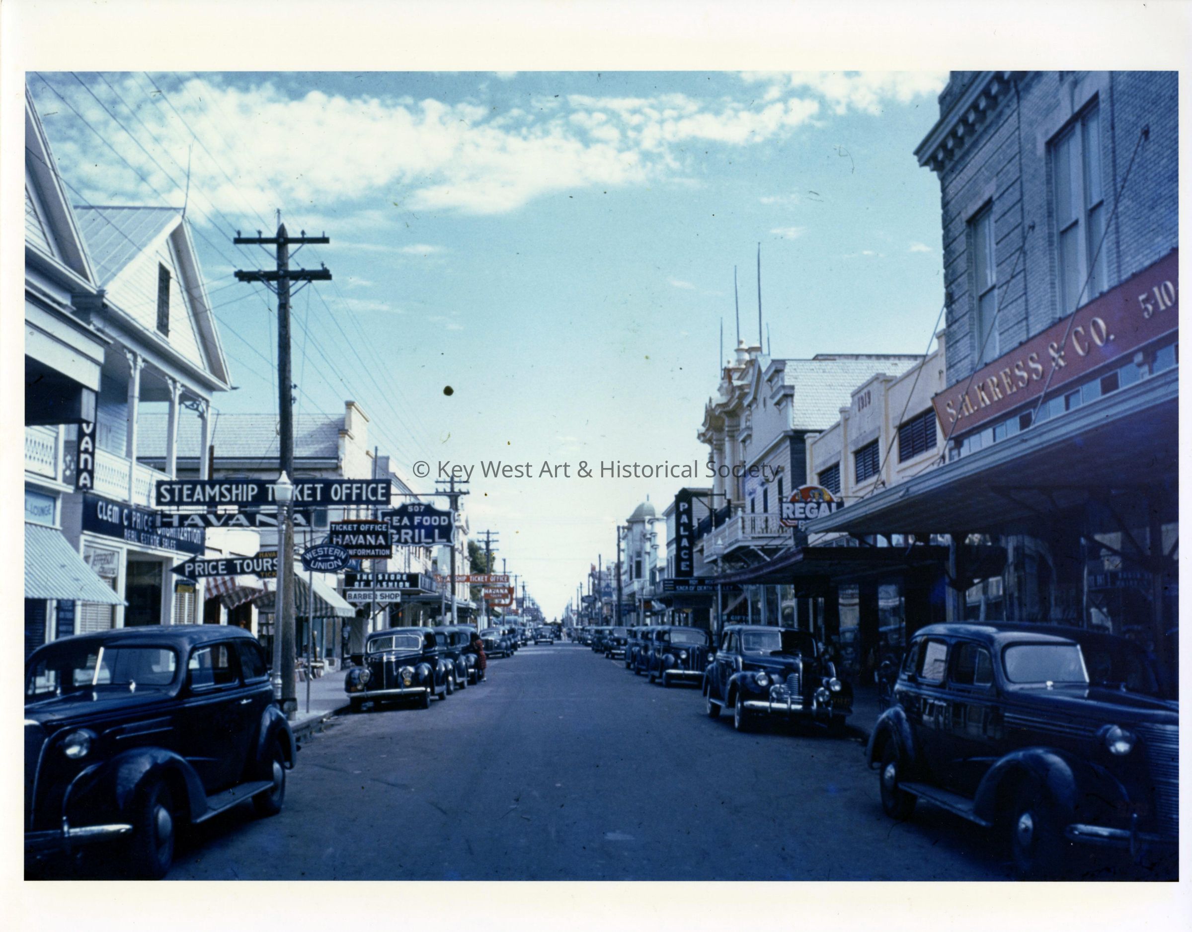 500 Block of Duval Street; © Key West Art & Historical Society