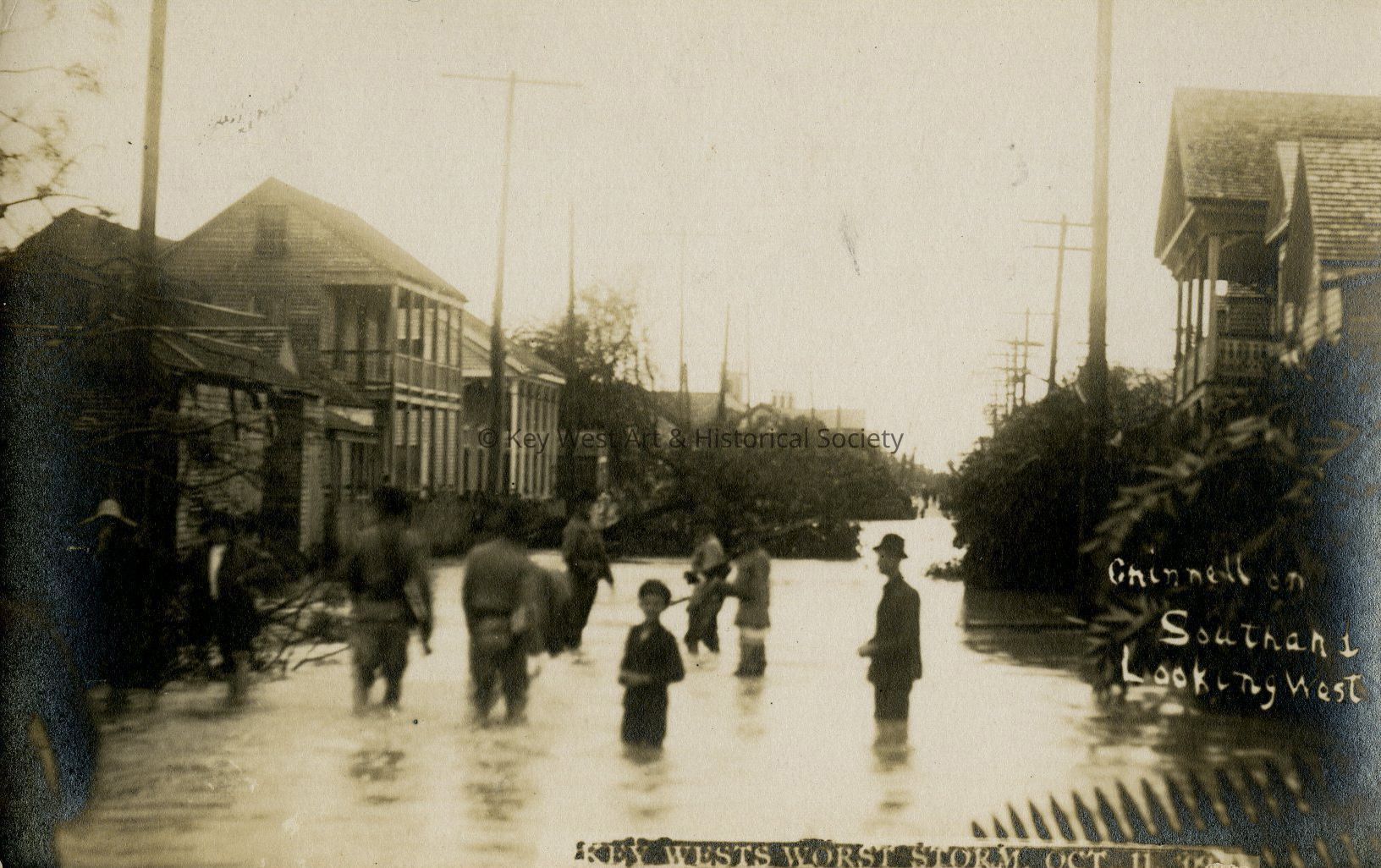 Hurricane Damage at Key West; © Key West Art & Historical Society