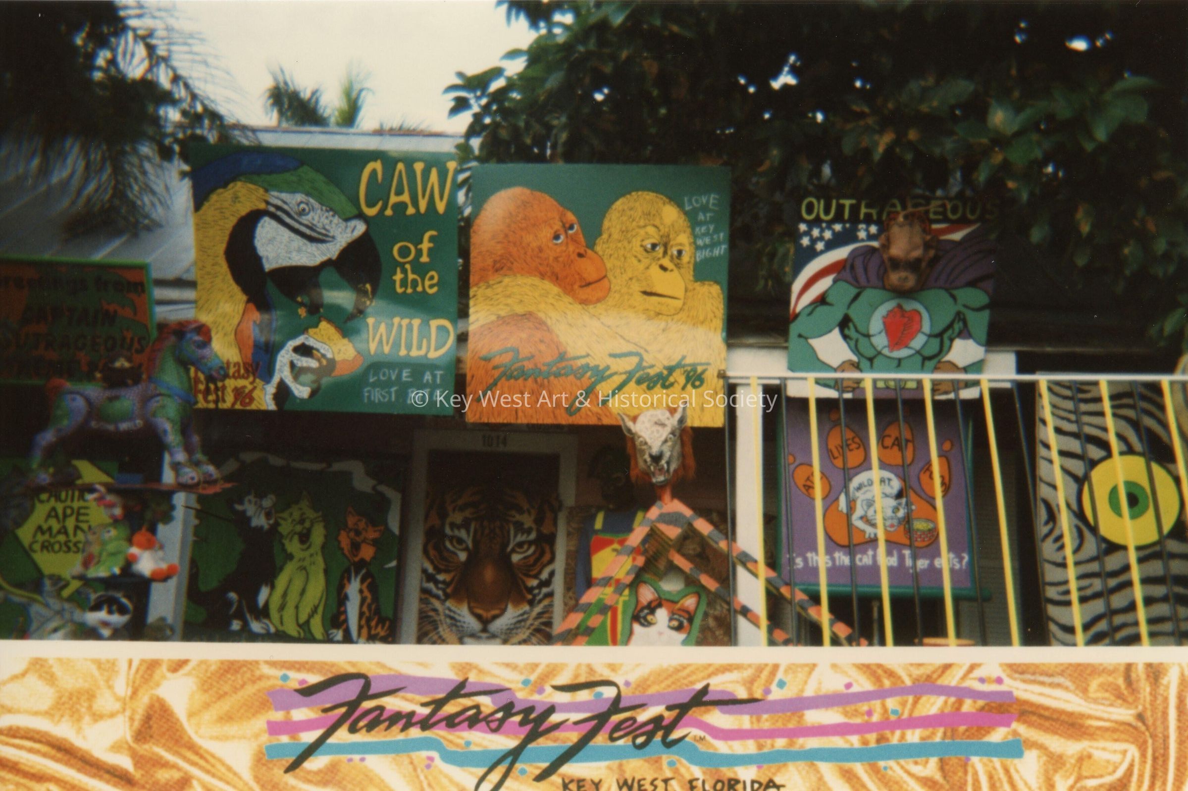 A float in the parade.