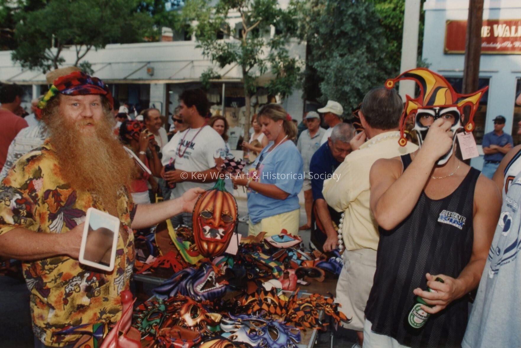 A vendor at the FF street parade.