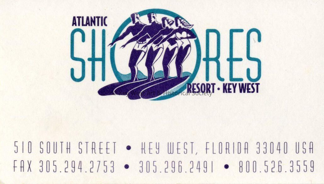 Atlantic Shores Business Card; © Key West Art & Historical Society