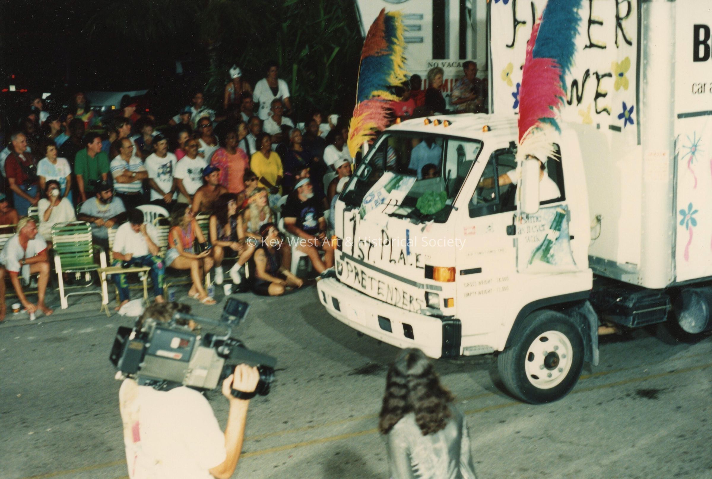 A float in the parade.
