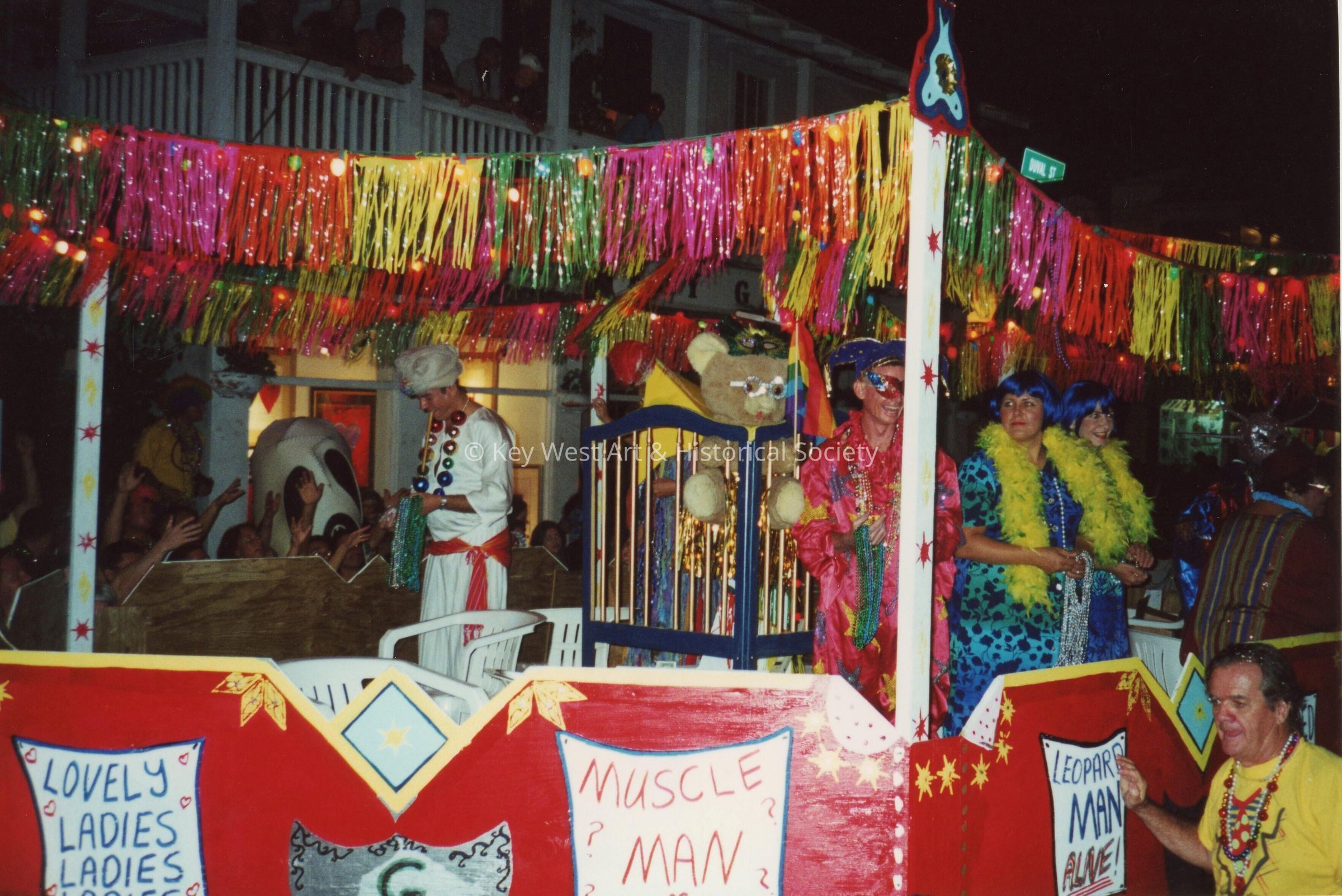 A float in the parade.