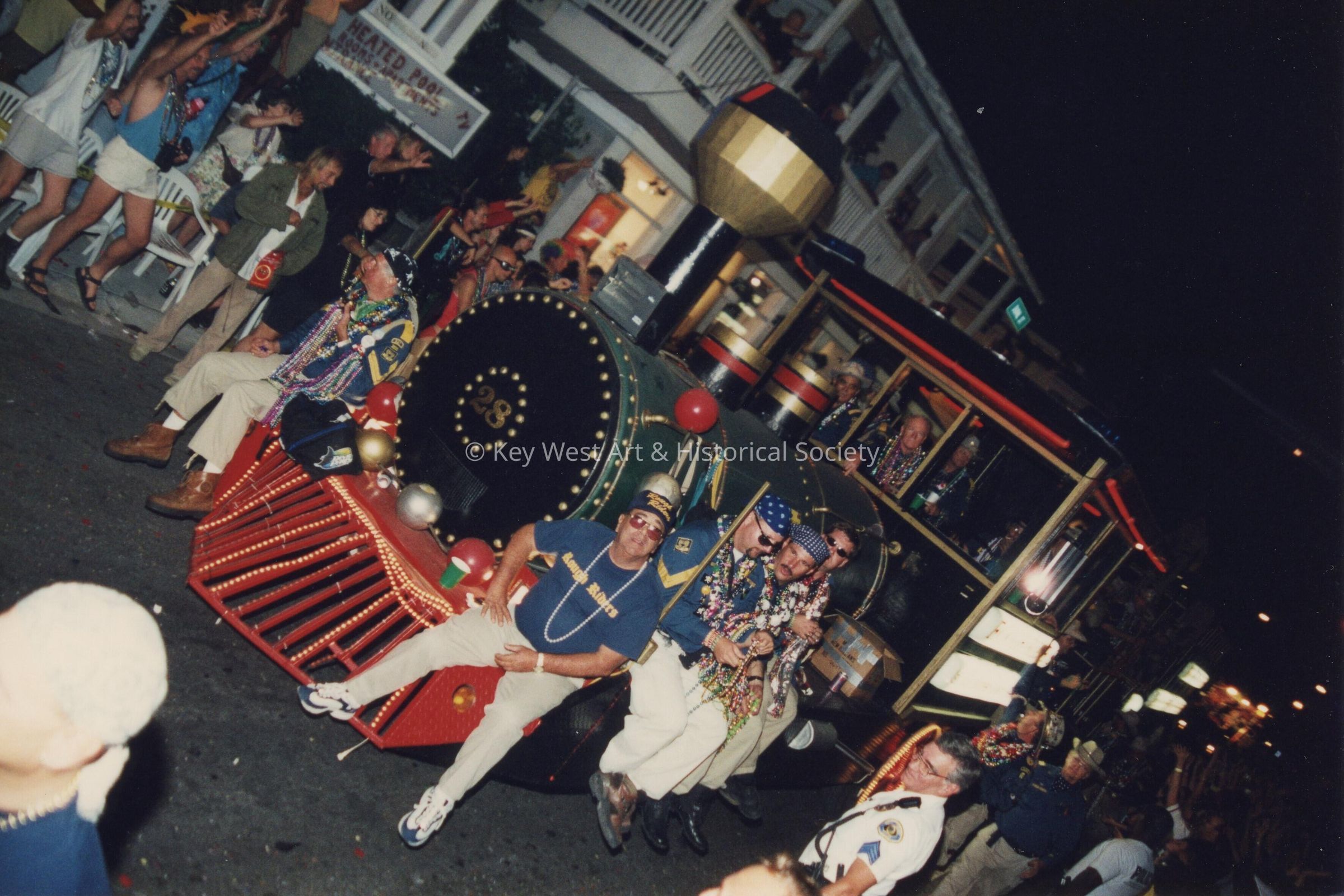 A float in the parade.
