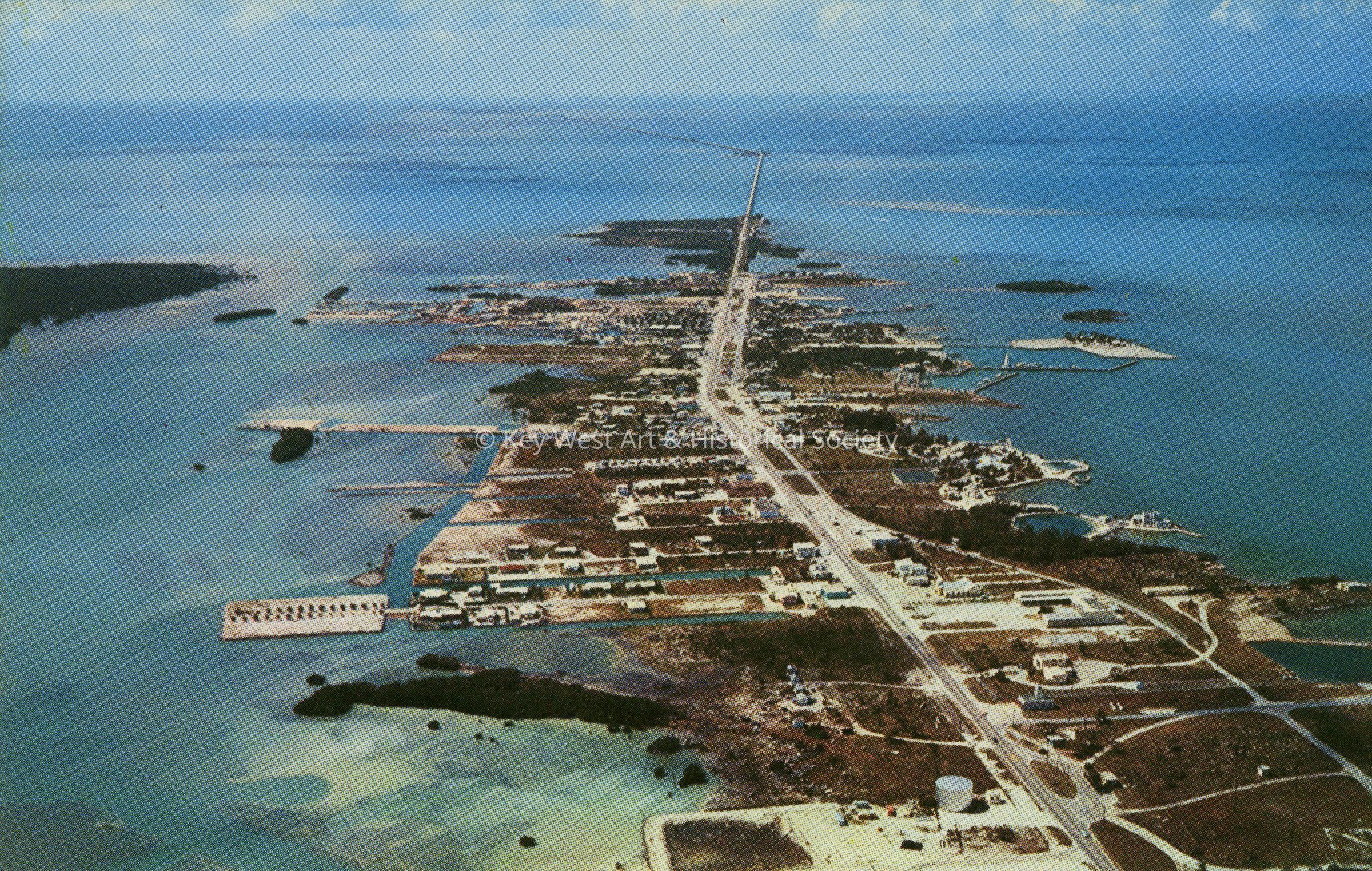 Aerial View of Marathon; © Key West Art & Historical Society