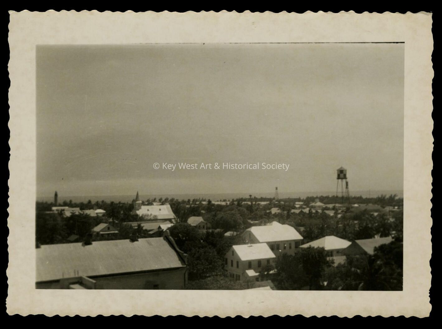 Aerial View of Key West from La Concha Hotel; © Key West Art & Historical Society