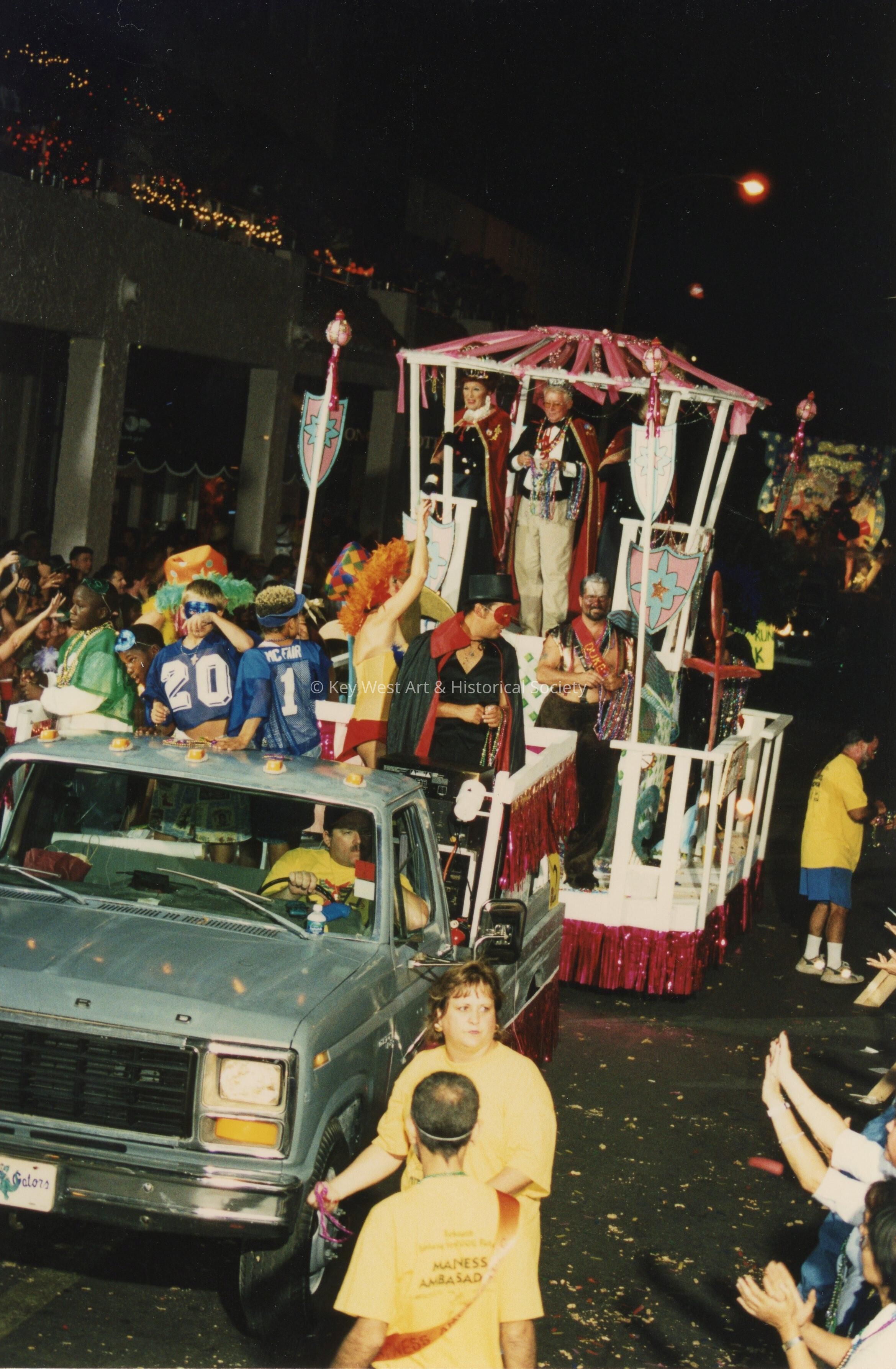 A float in the parade.
