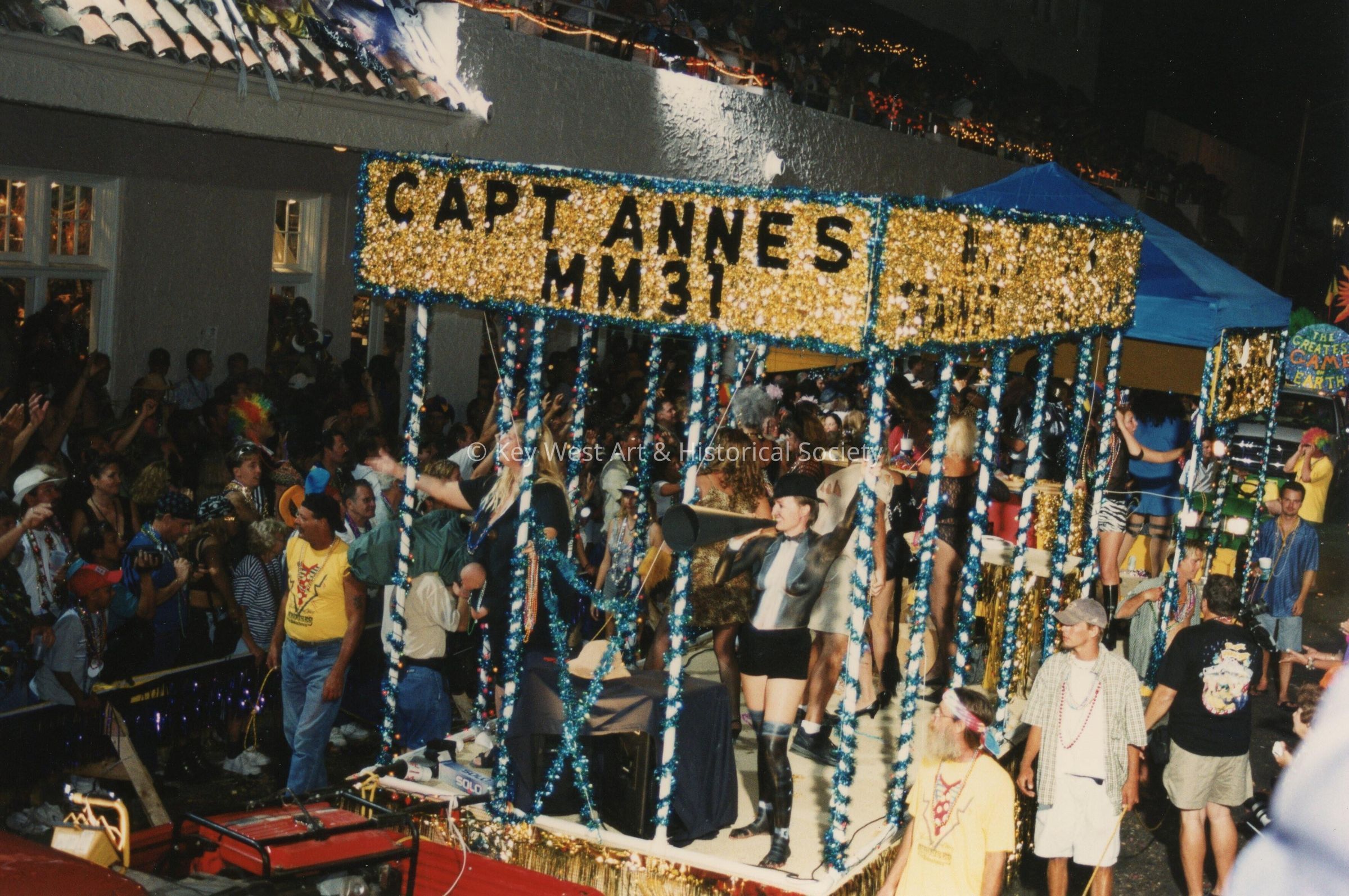 A float in the parade.