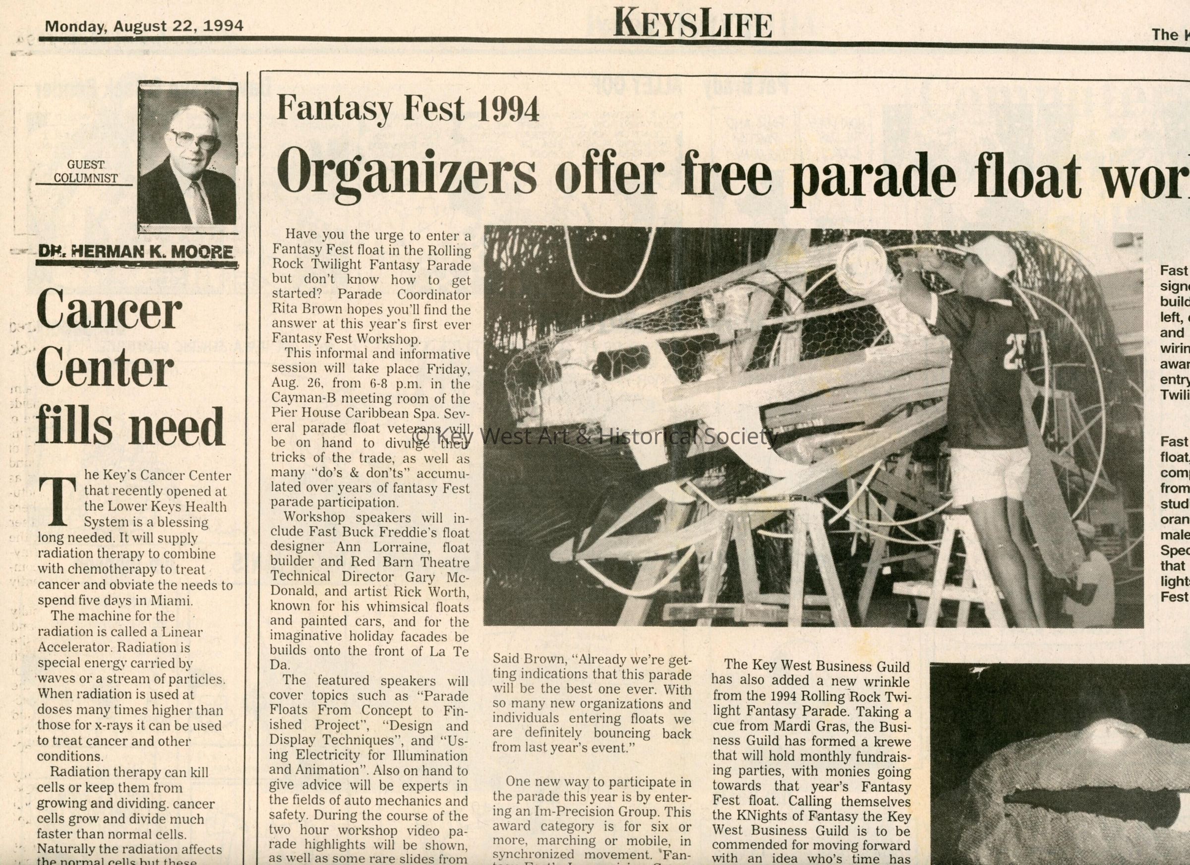 An article in the Key West Citizen that reads What parade? Is that all there is? picture number 1