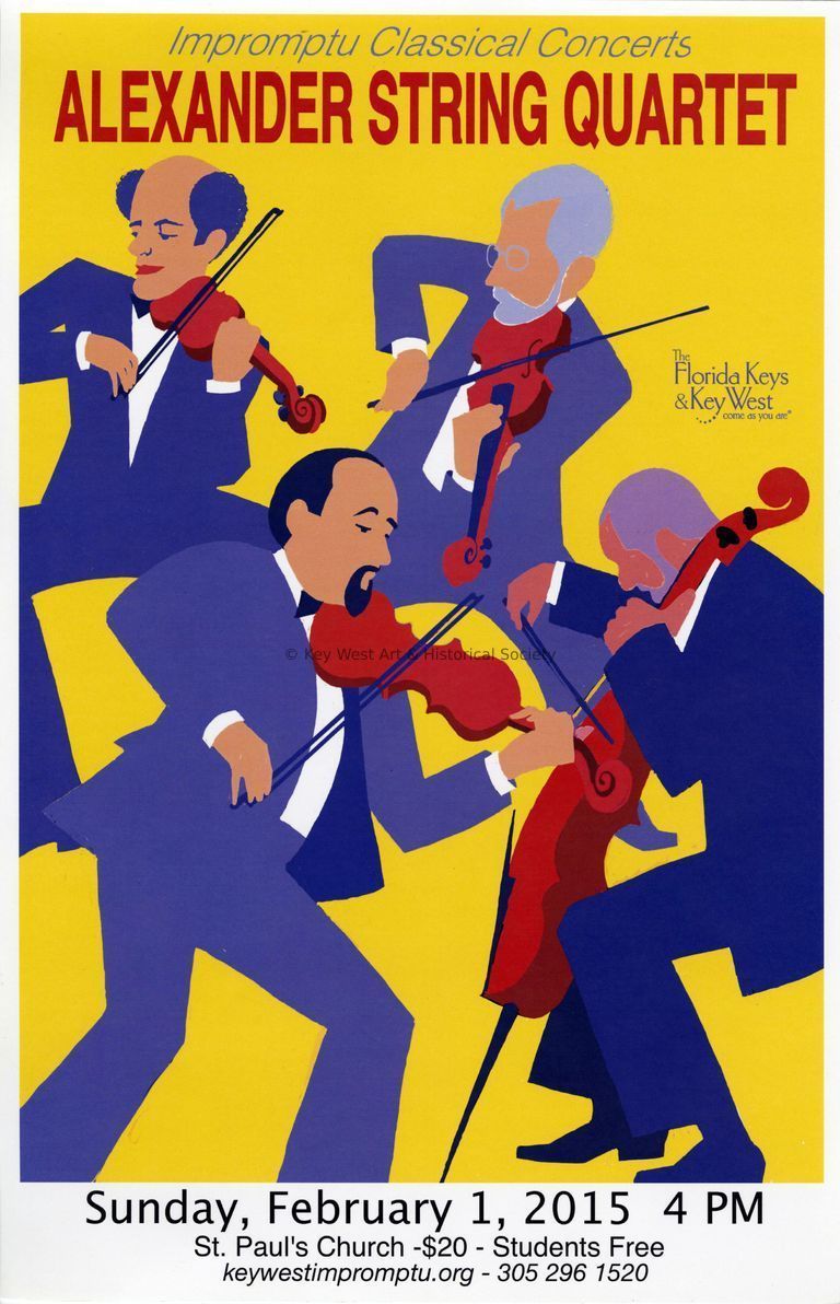 'Alexander String Quartet' Impromptu Classical Concerts Poster picture number 1