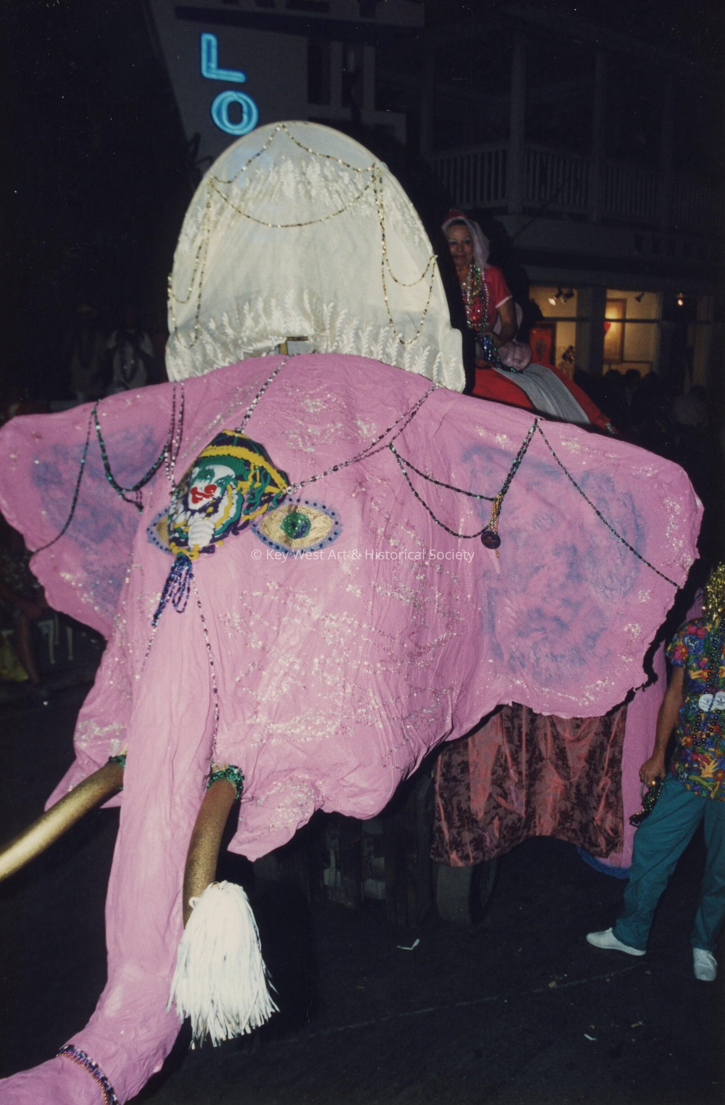 A float in the parade.