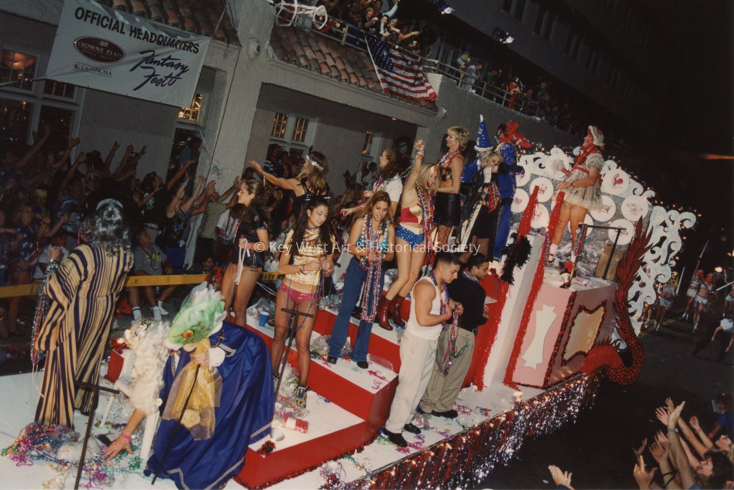 A float in the parade.