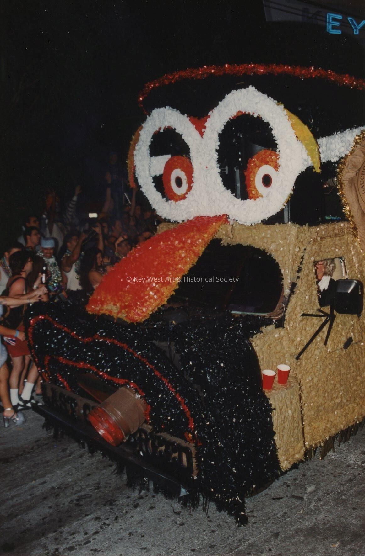 A float in the parade.