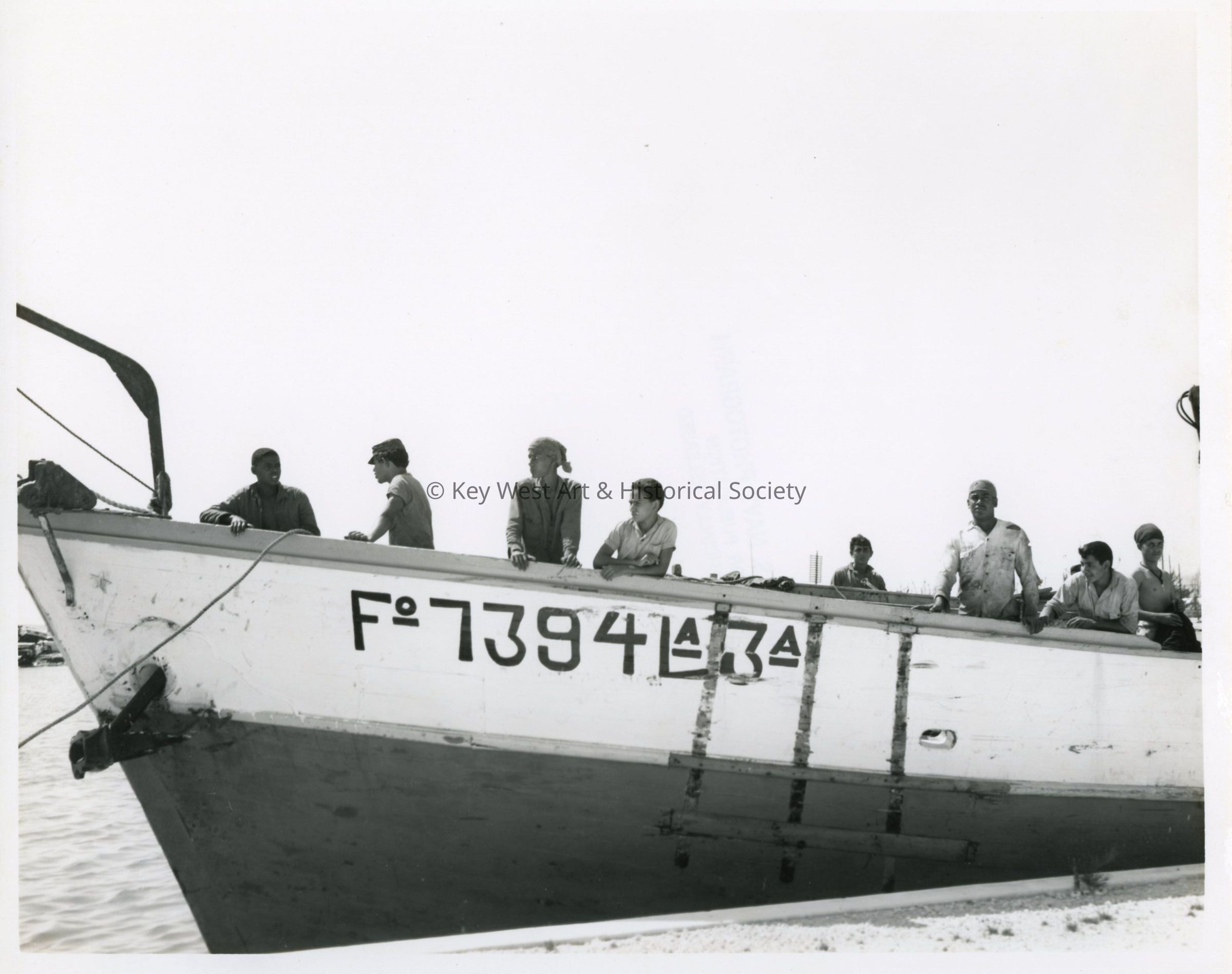 Mariel Boatlift Refugees; © Key West Art & Historical Society