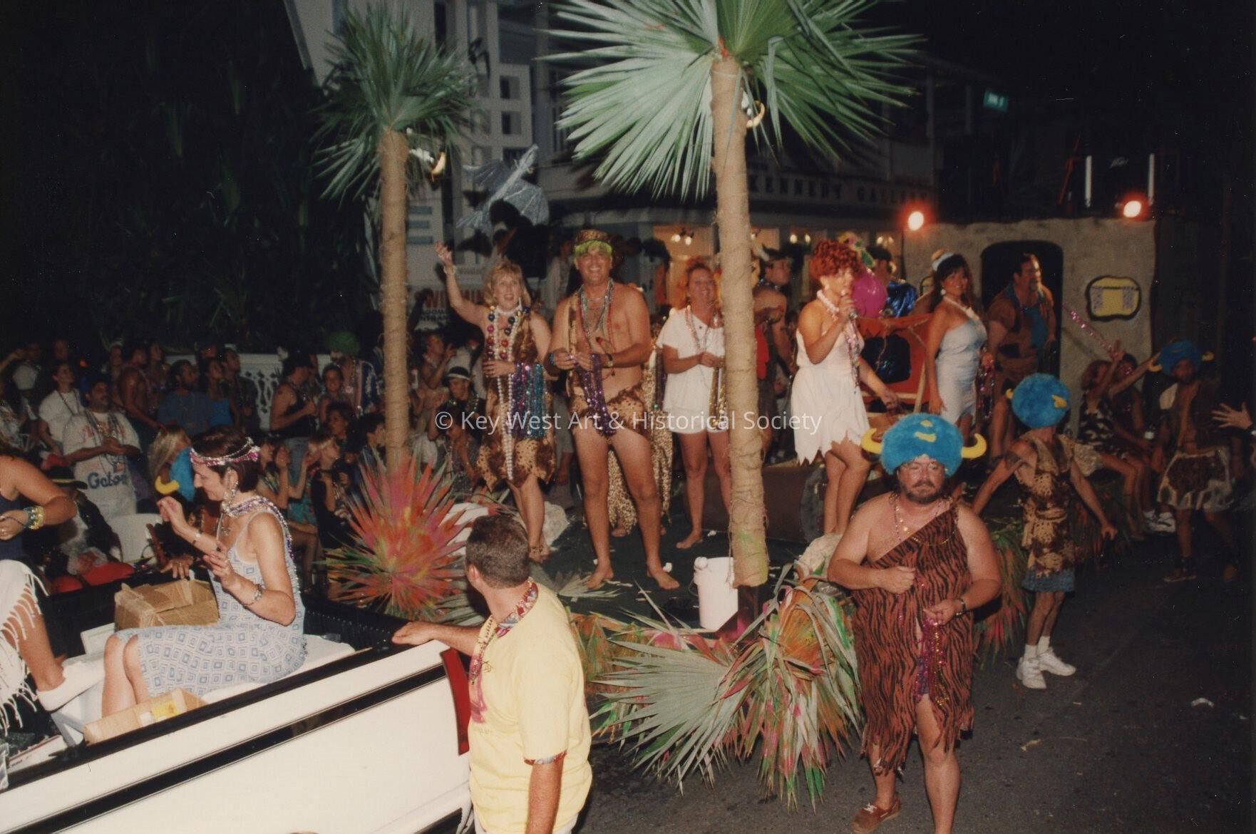 A float in the parade.
