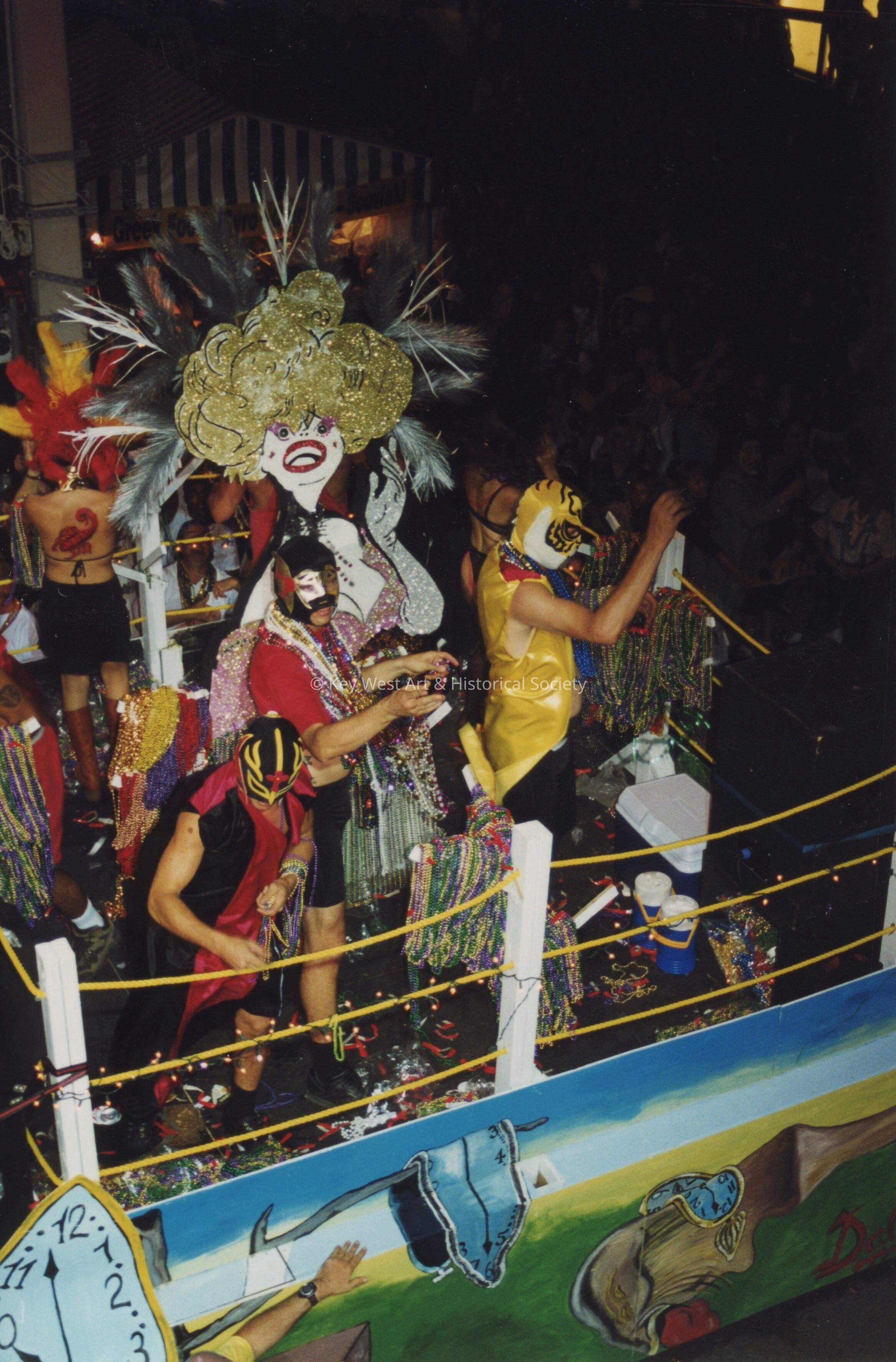 A float in the parade.