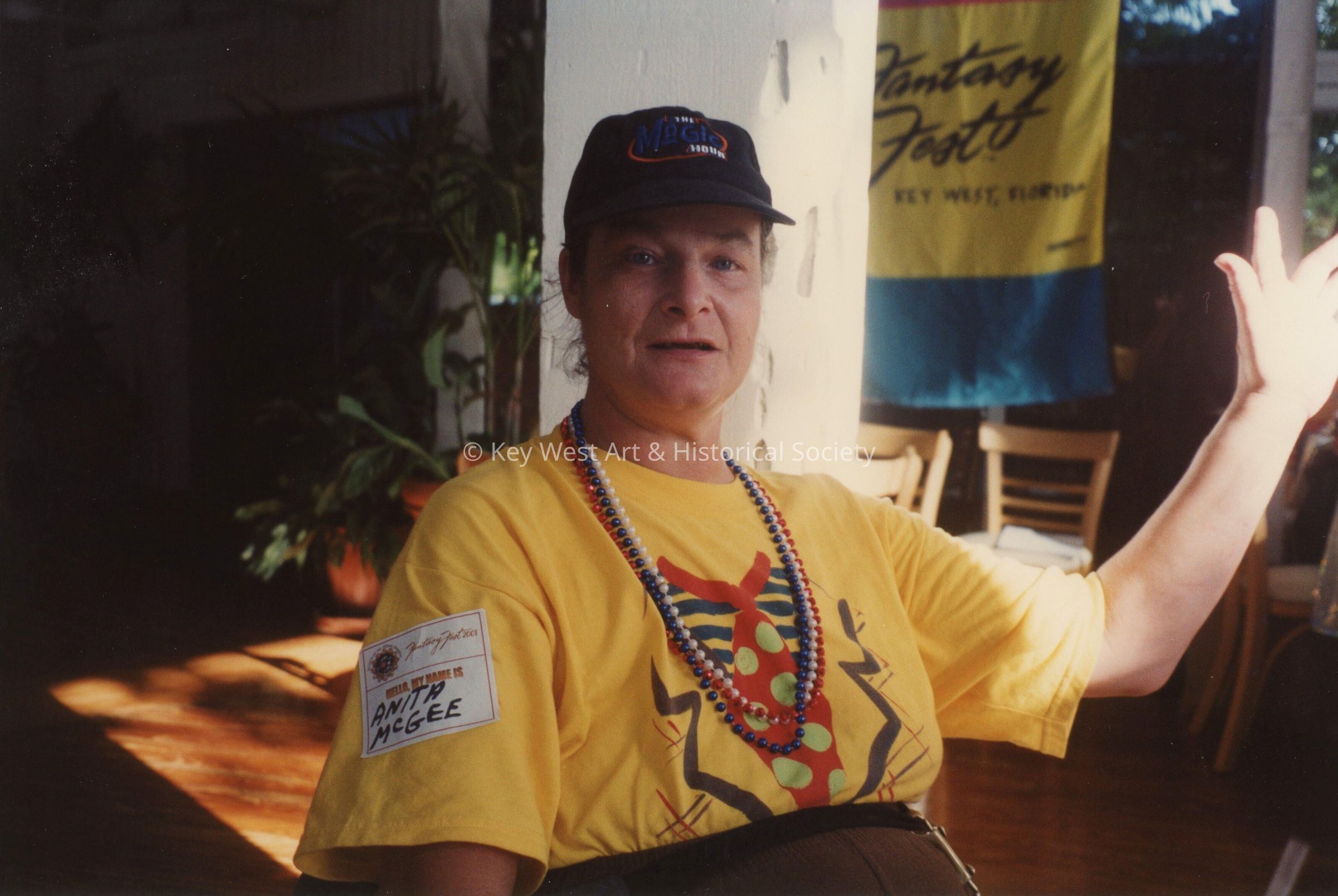 Anita McGee at Fantasy Fest Event; © Key West Art & Historical Society