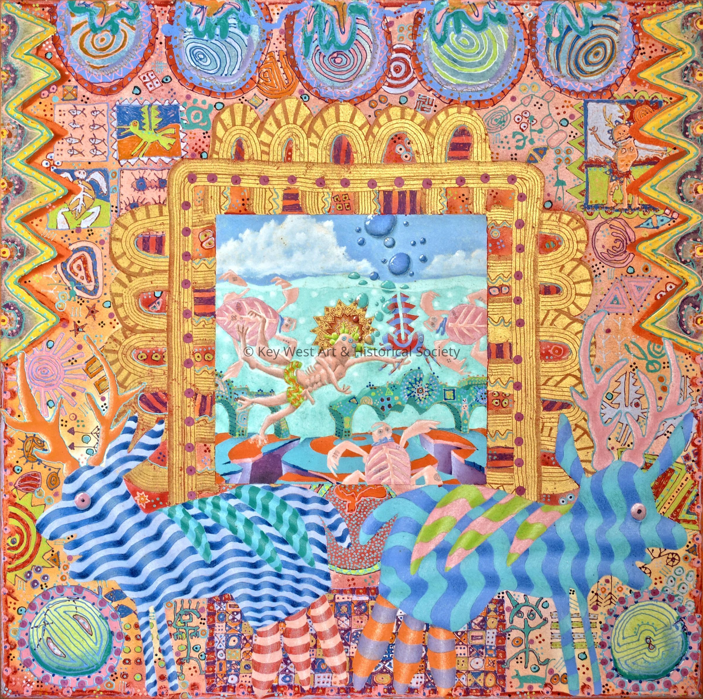 Atlantis City (Creatures of the Lagoon); © Key West Art & Historical Society
