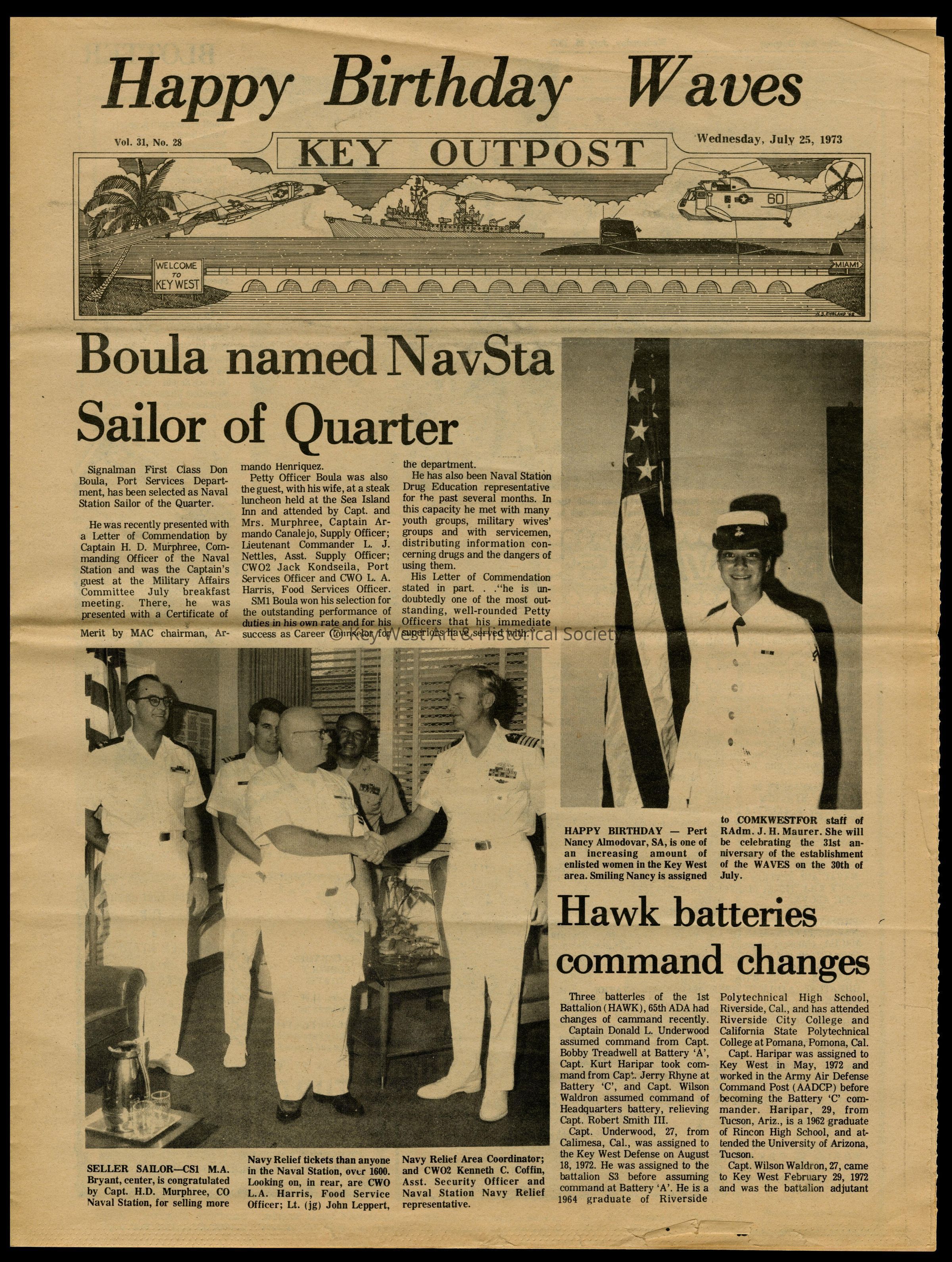 'Key Outpost' Newspaper picture number 1