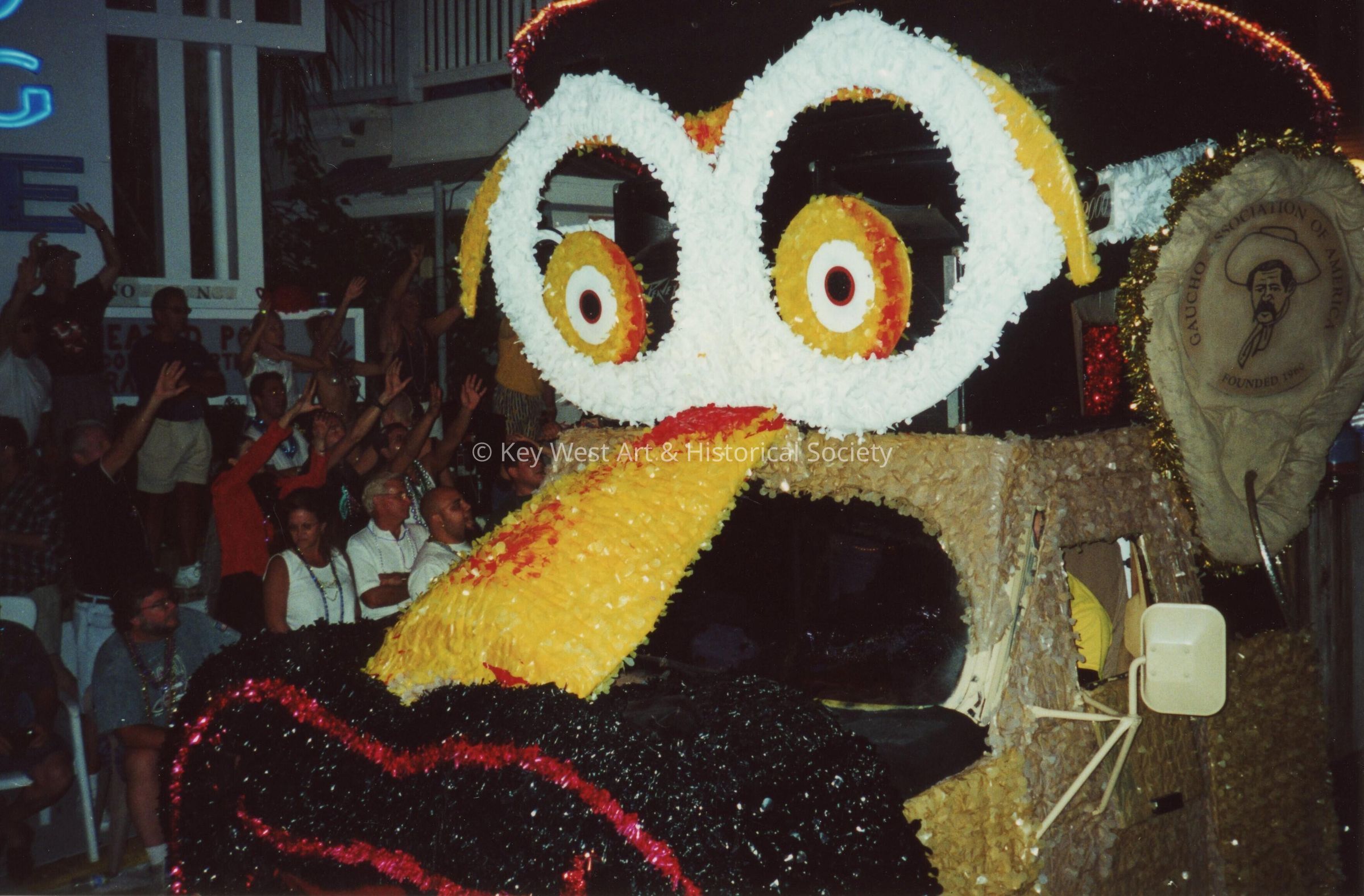A float in the parade.