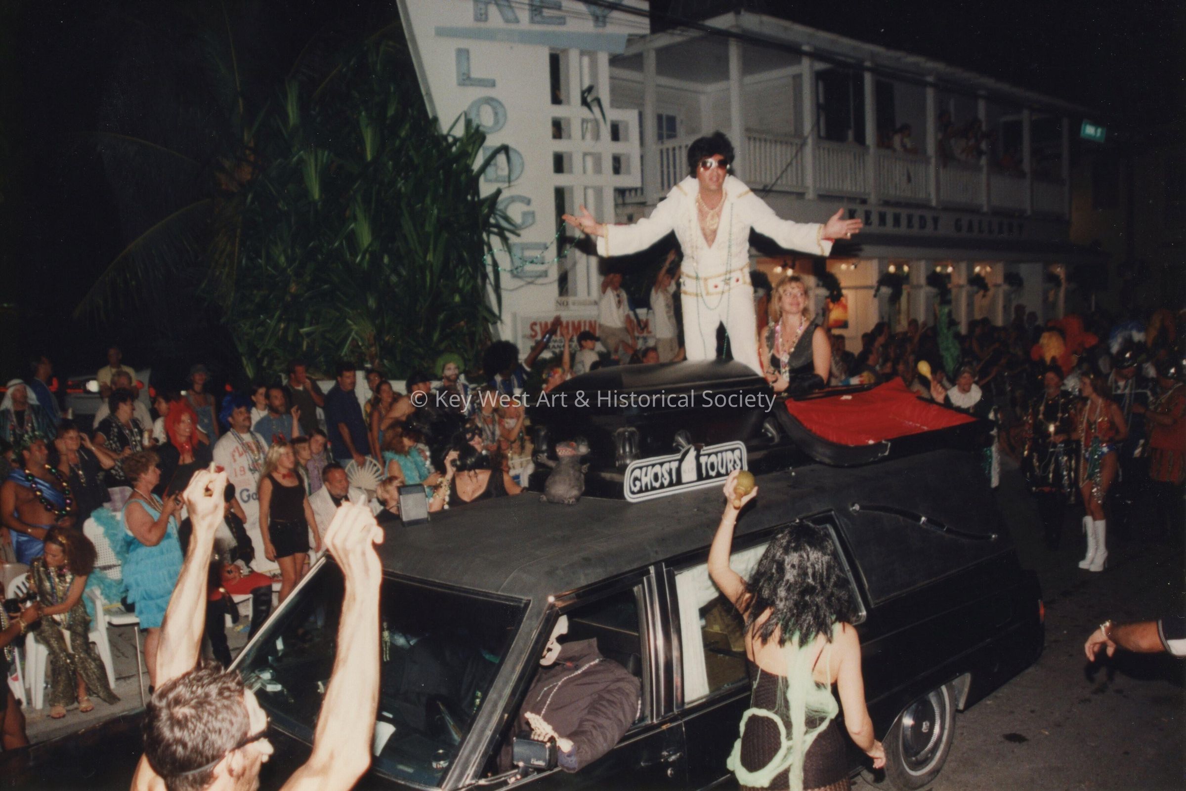 A float in the parade.